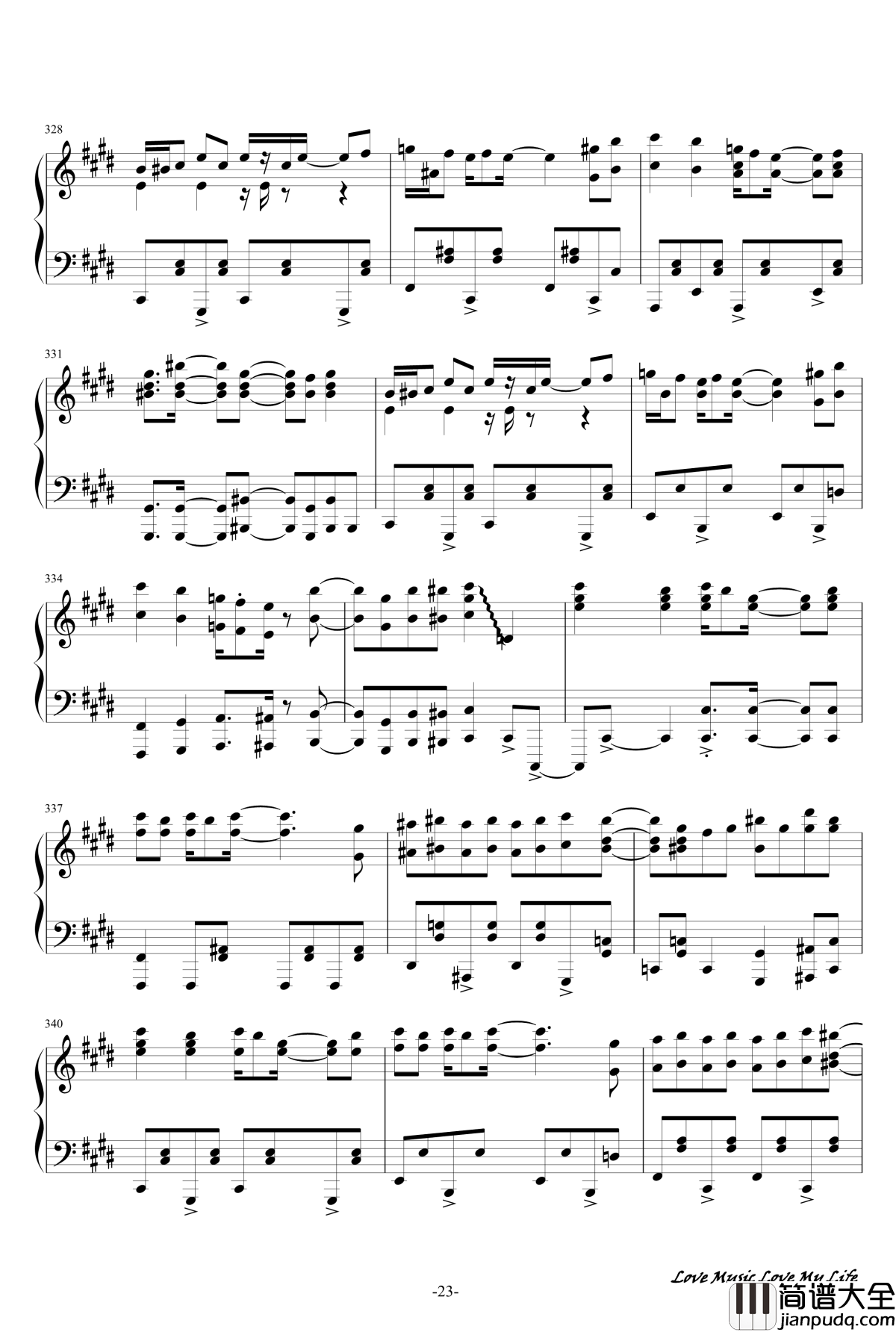 触手猴72首动漫名曲连弹钢琴谱_part_1