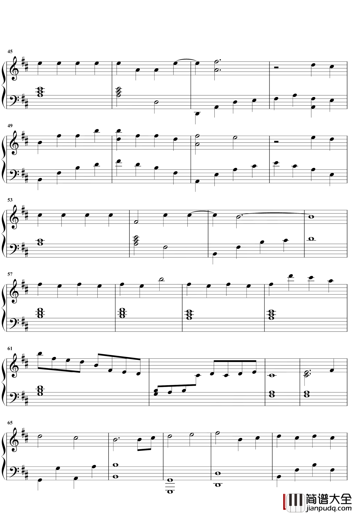 双世恋人钢琴谱_贺敬轩_网络剧双世宠妃2插曲