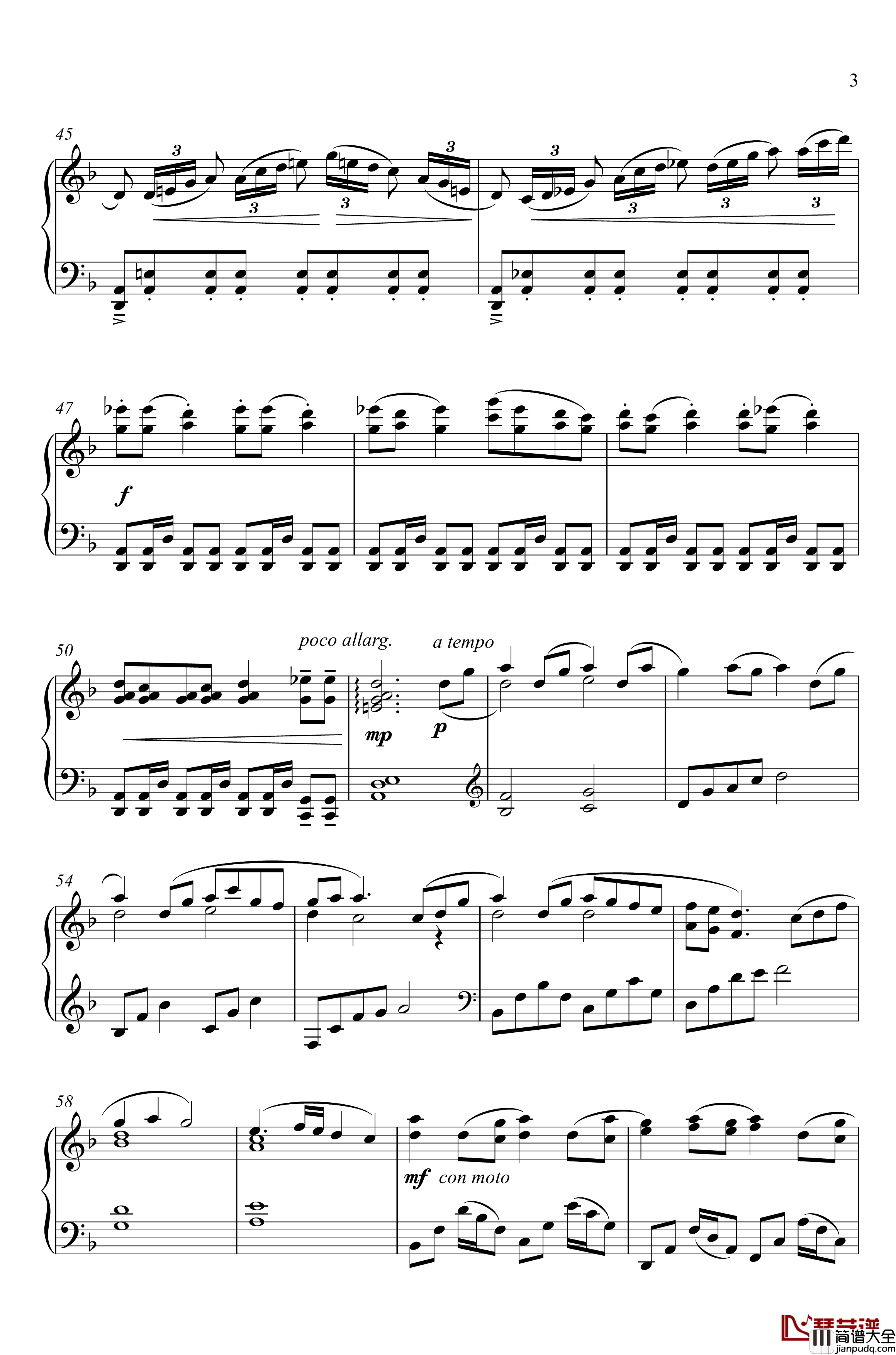 髭切_近侍曲钢琴谱_简易版_刀剑乱舞