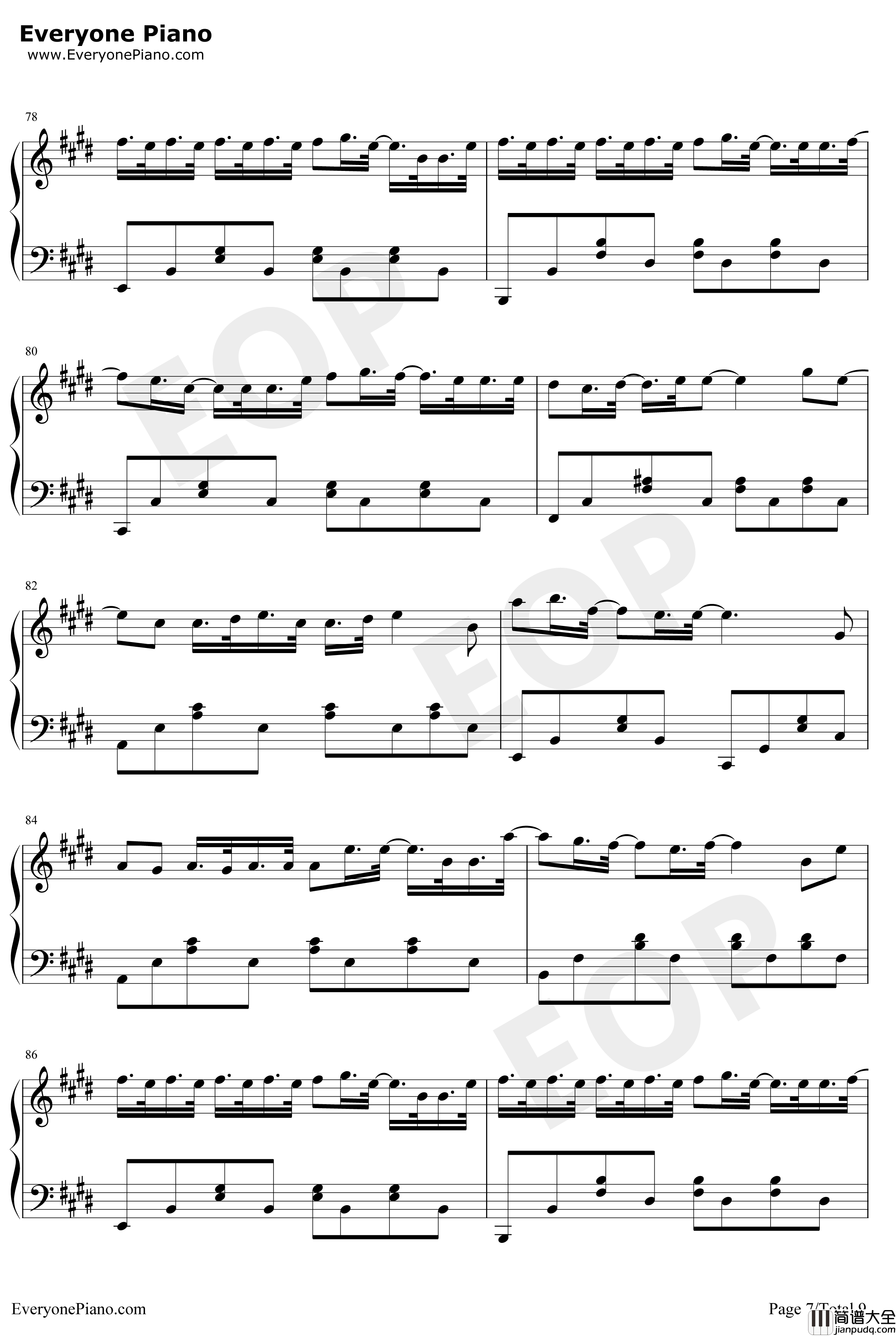 クリスマスソング钢琴谱_backnumber_朝5晚9帅气和尚爱上我主题曲