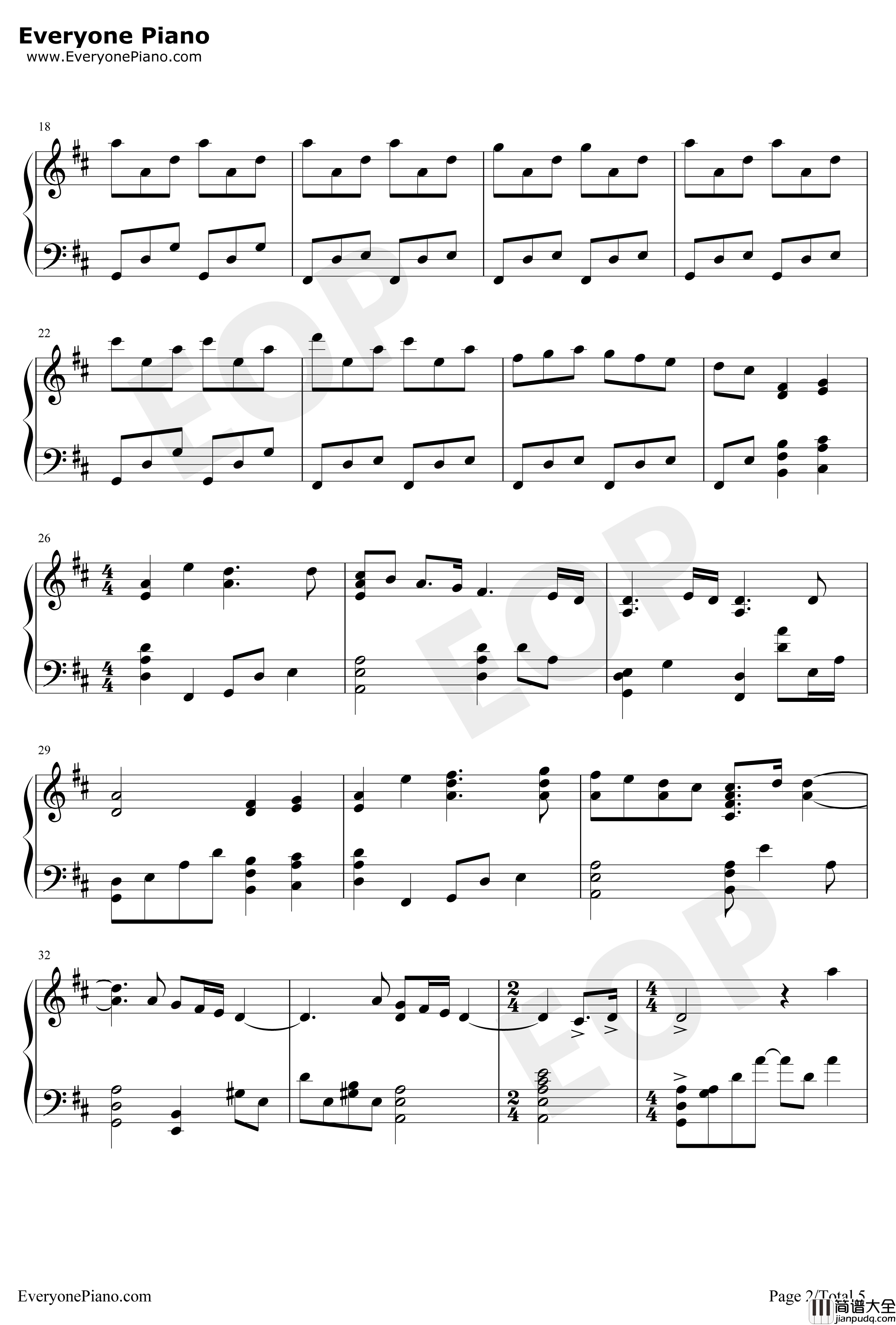 ウィアートル钢琴谱_Rionos_完美钢琴版