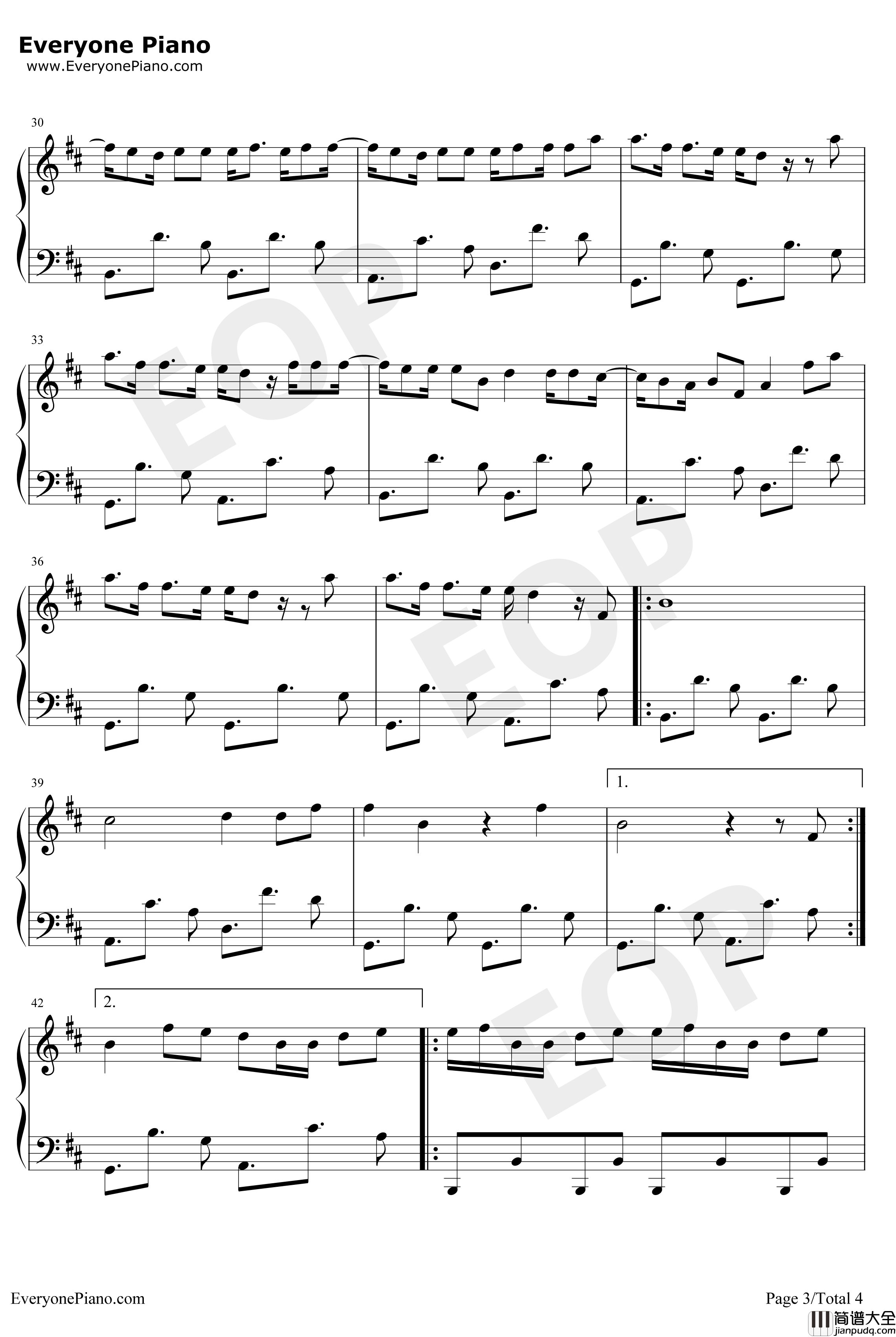 Rescue_Me钢琴谱_OneRepublic