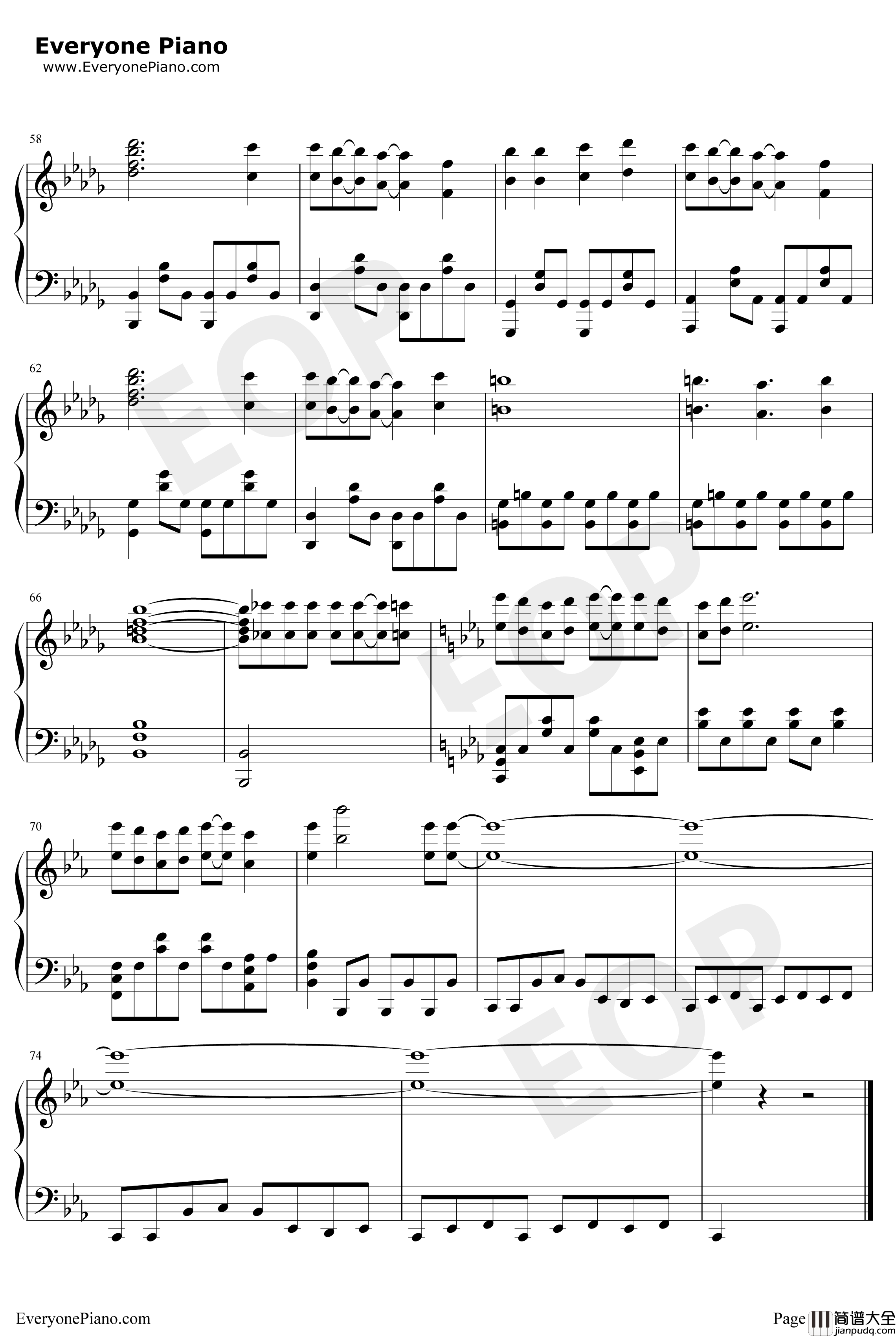 静寂のアポストル钢琴谱_JAMProject_一拳超人第二季OP