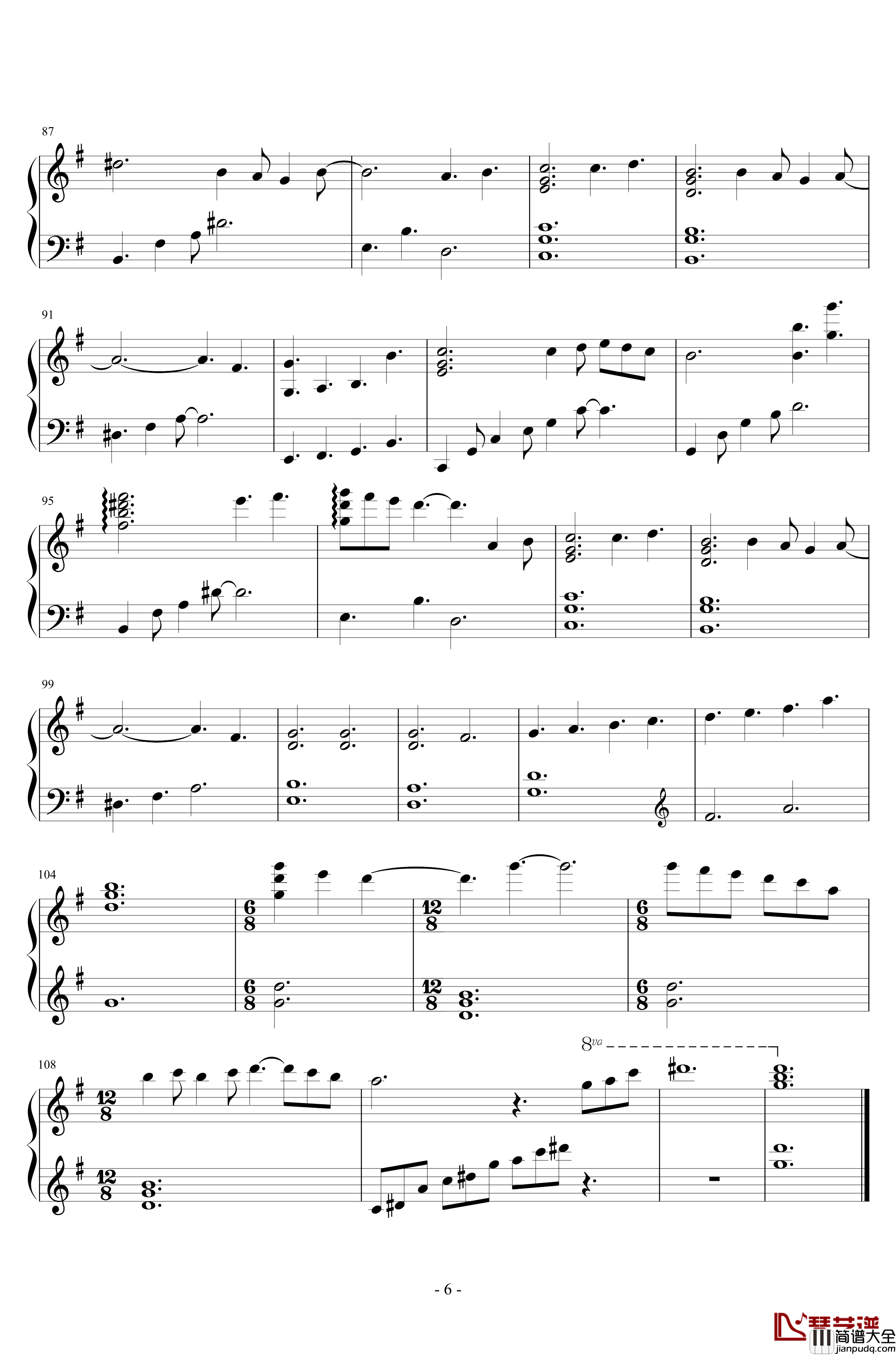 G大调第九十四号交响曲“惊愕”_贝多芬_beethoven_钢琴谱