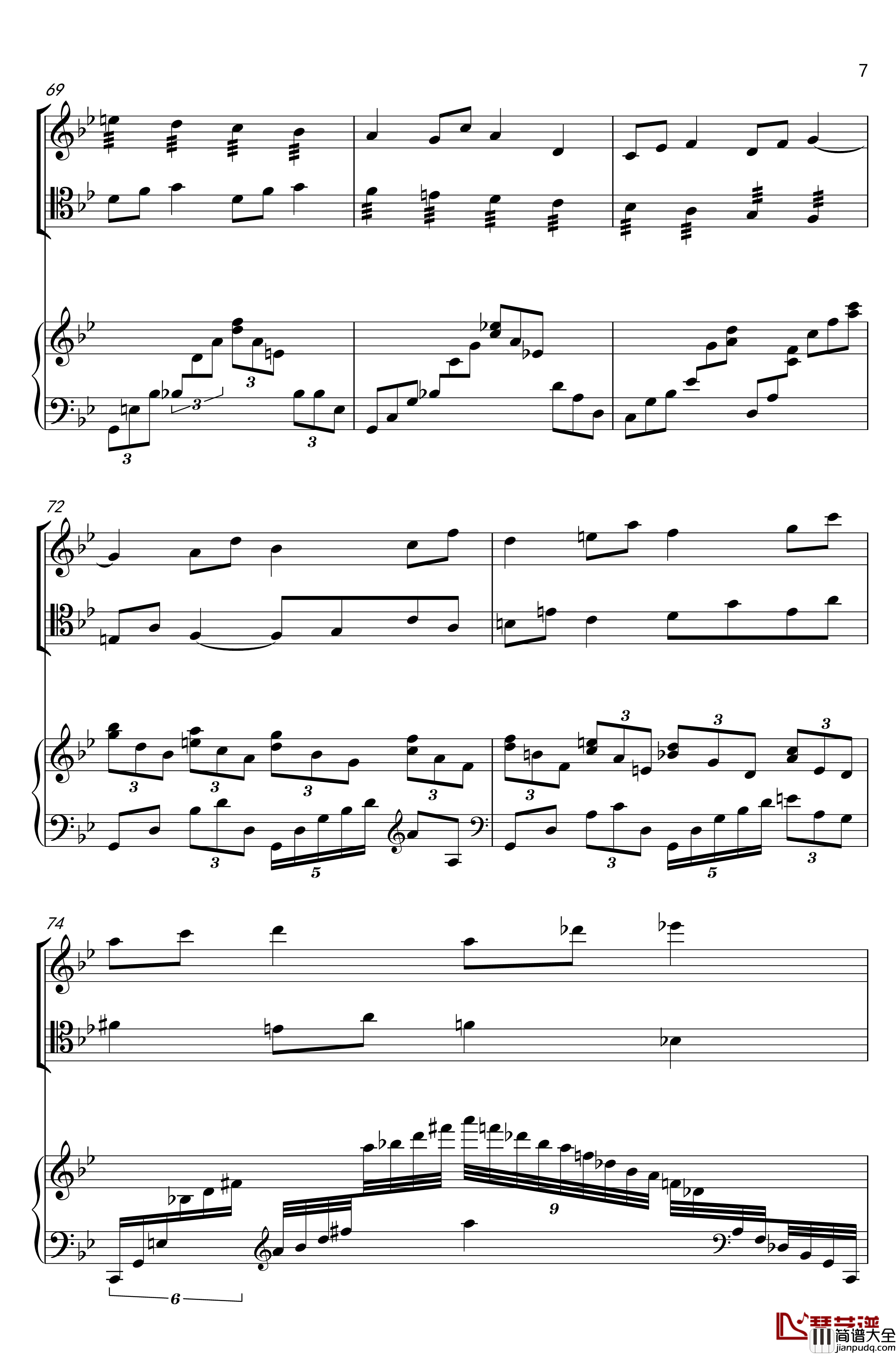 piano_trio钢琴谱_lbg