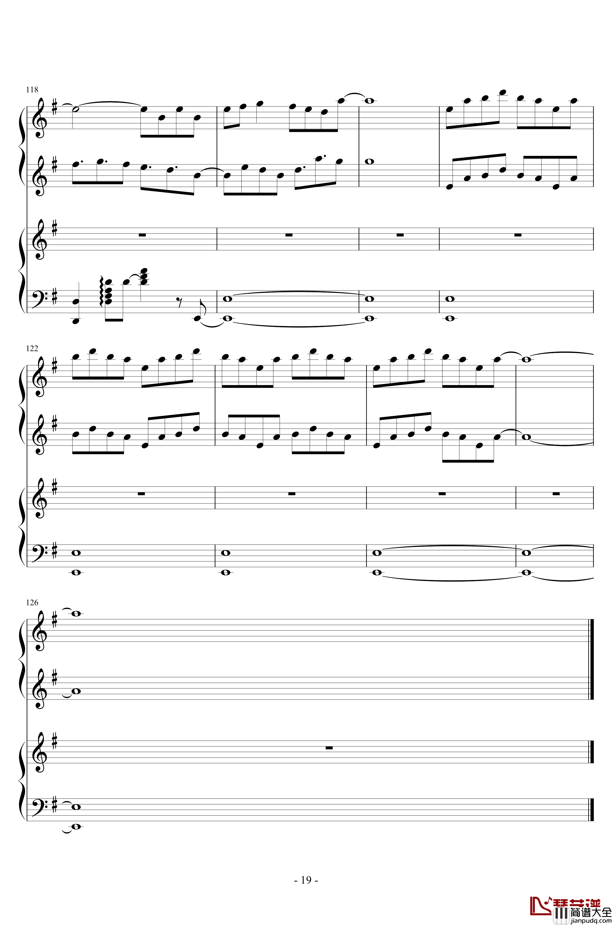 Bad_apple!!×东方角色组曲钢琴谱_Piano.ver_东方project
