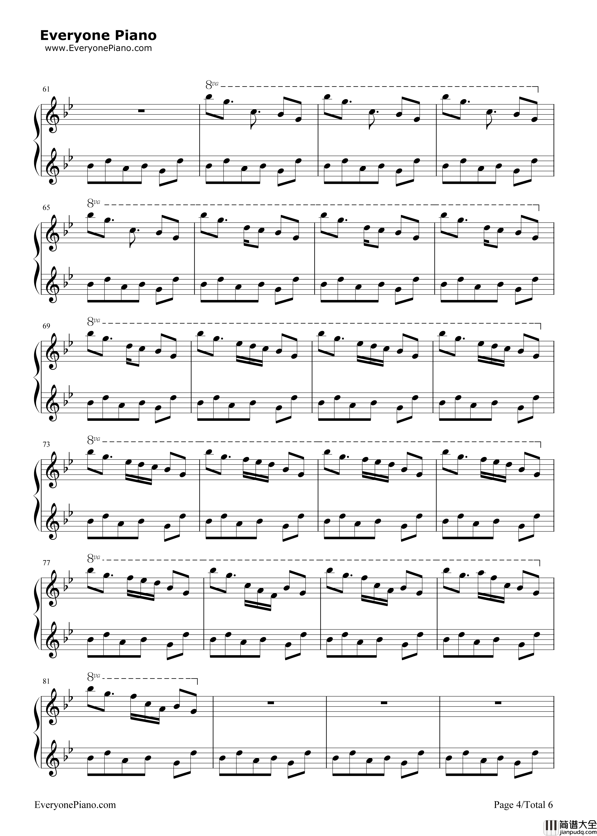Carol_Of_The_Bells（钟声颂歌）钢琴谱_Mykola_Leontovych