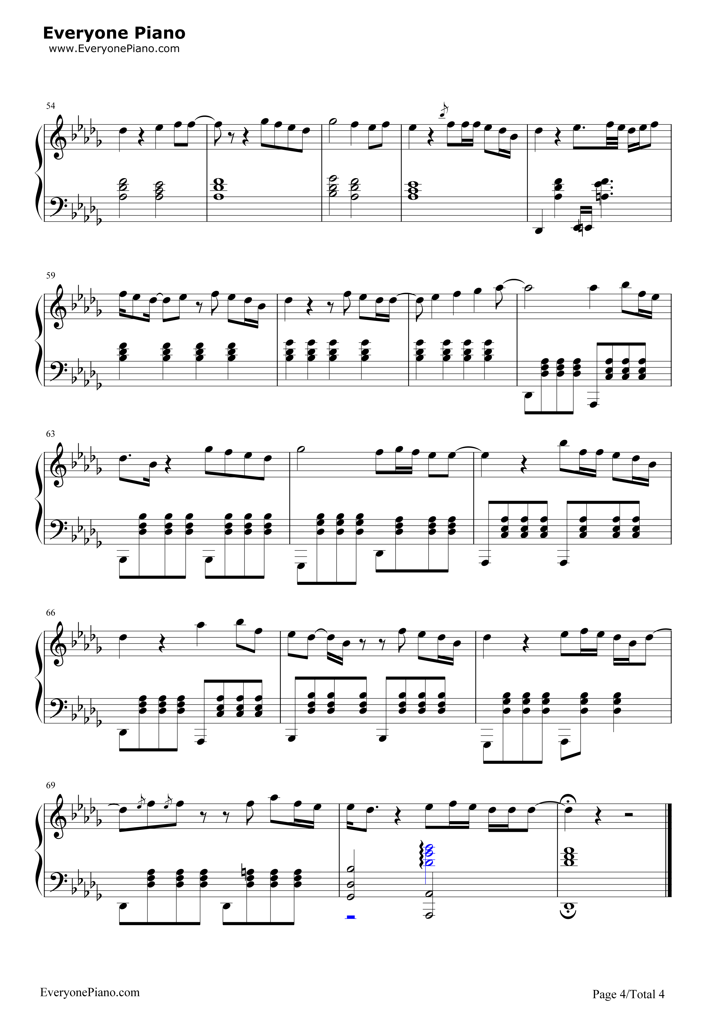 One_Call_Away钢琴谱_Charlie_Puth