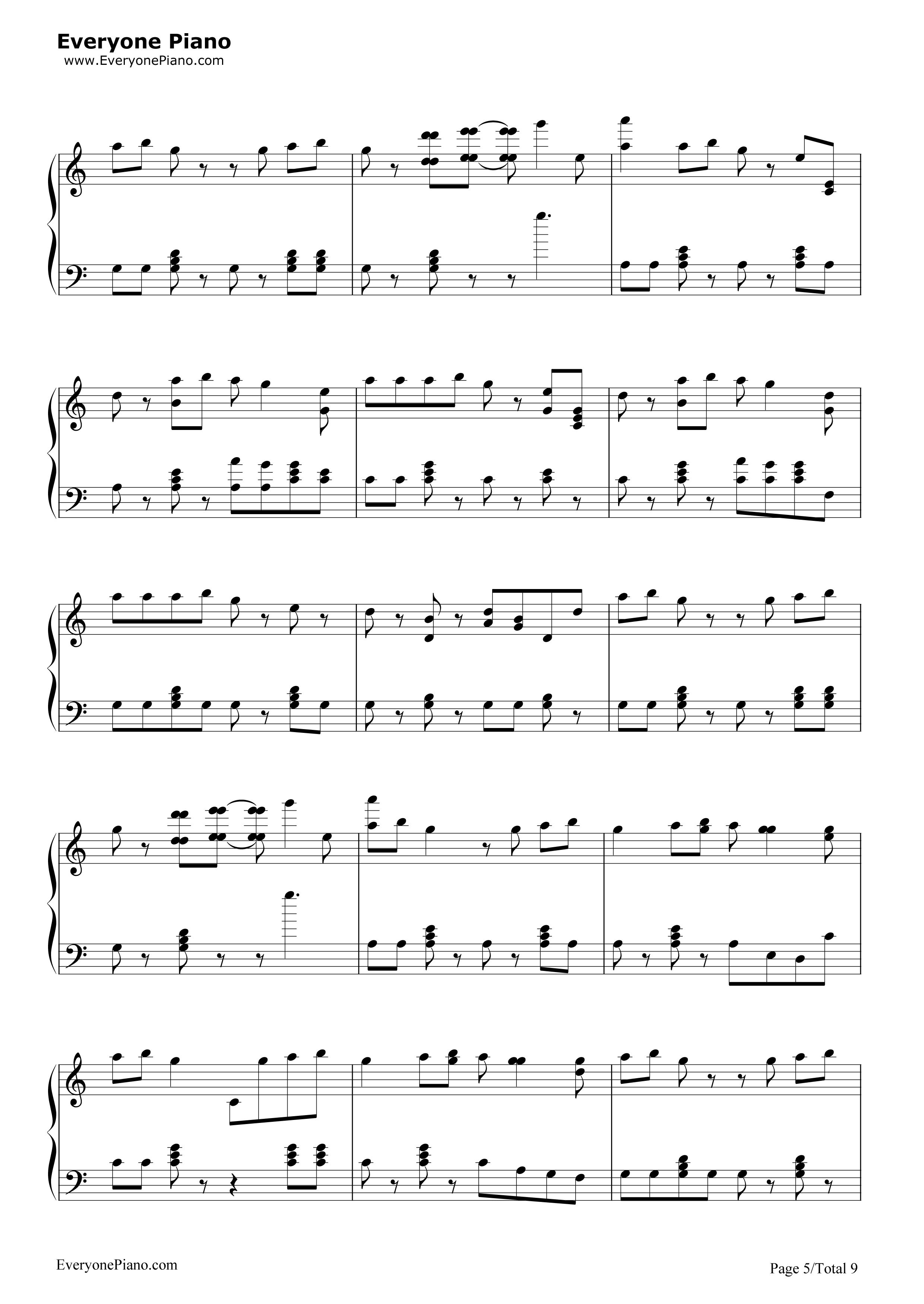 Shake_It_Off钢琴谱_Taylor_Swift