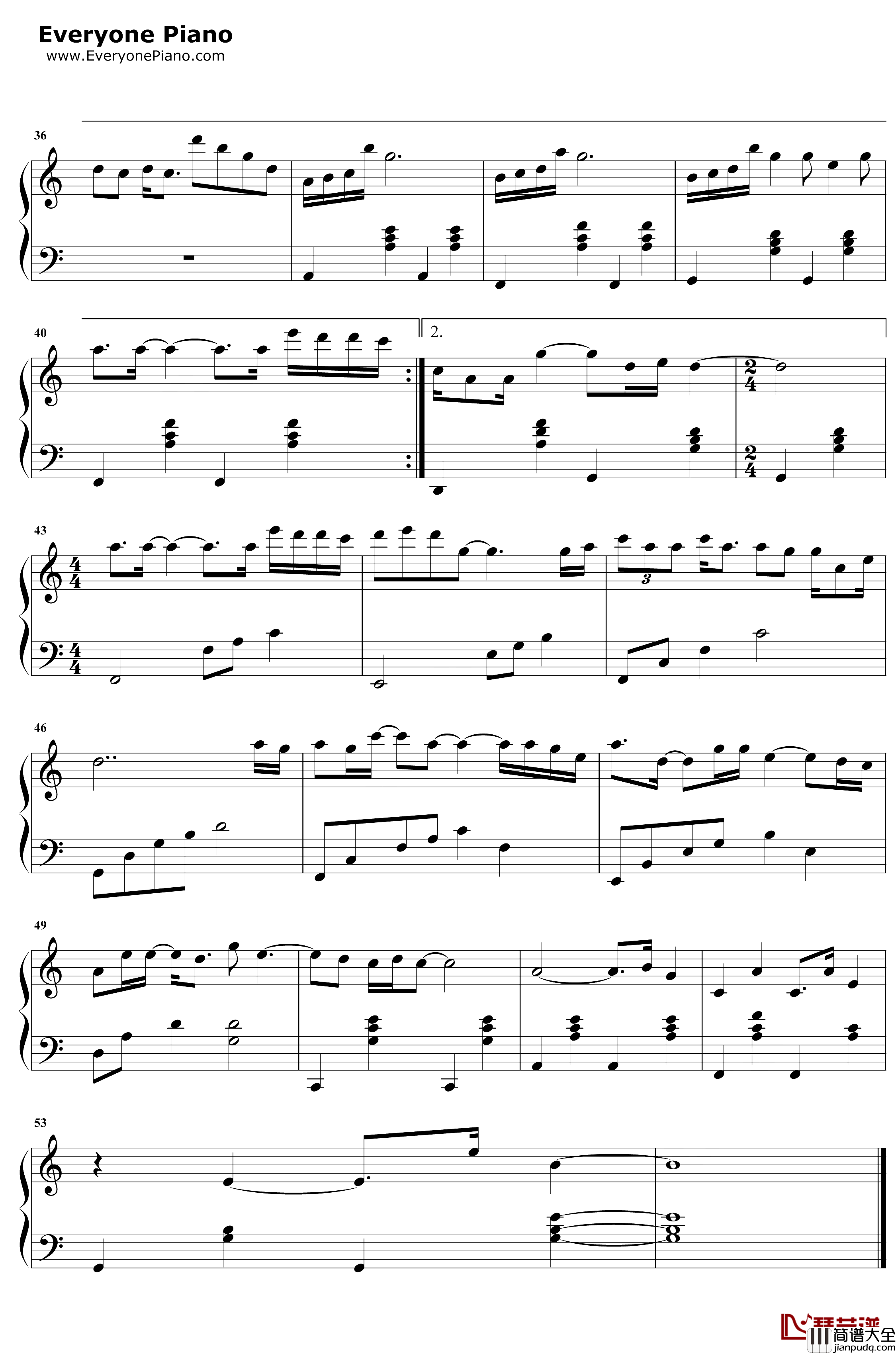给妈咪钢琴谱_王一博_囧妈主题曲_王一博深情告白妈妈
