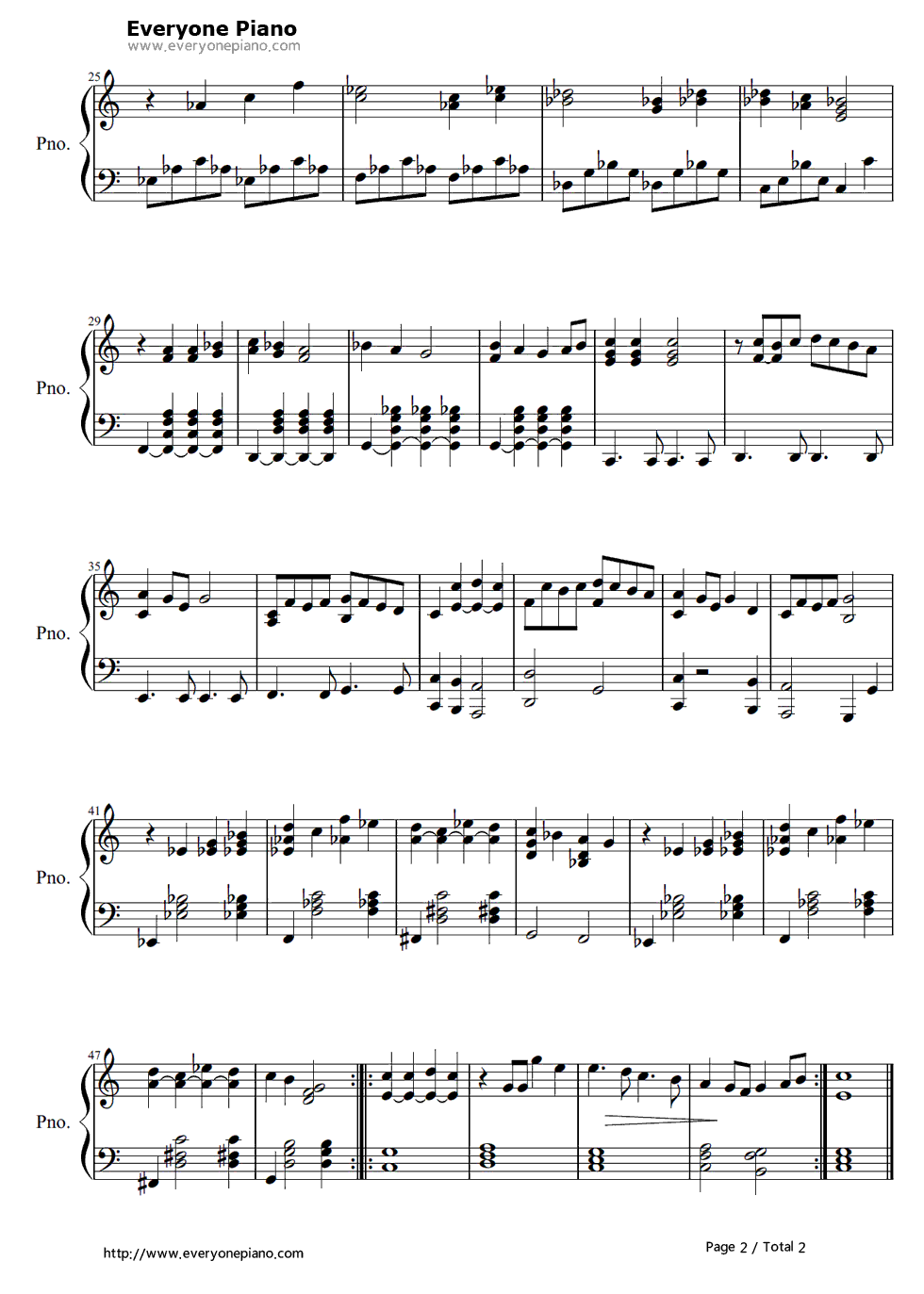 Uptown_Girl钢琴谱_Billy_Joel