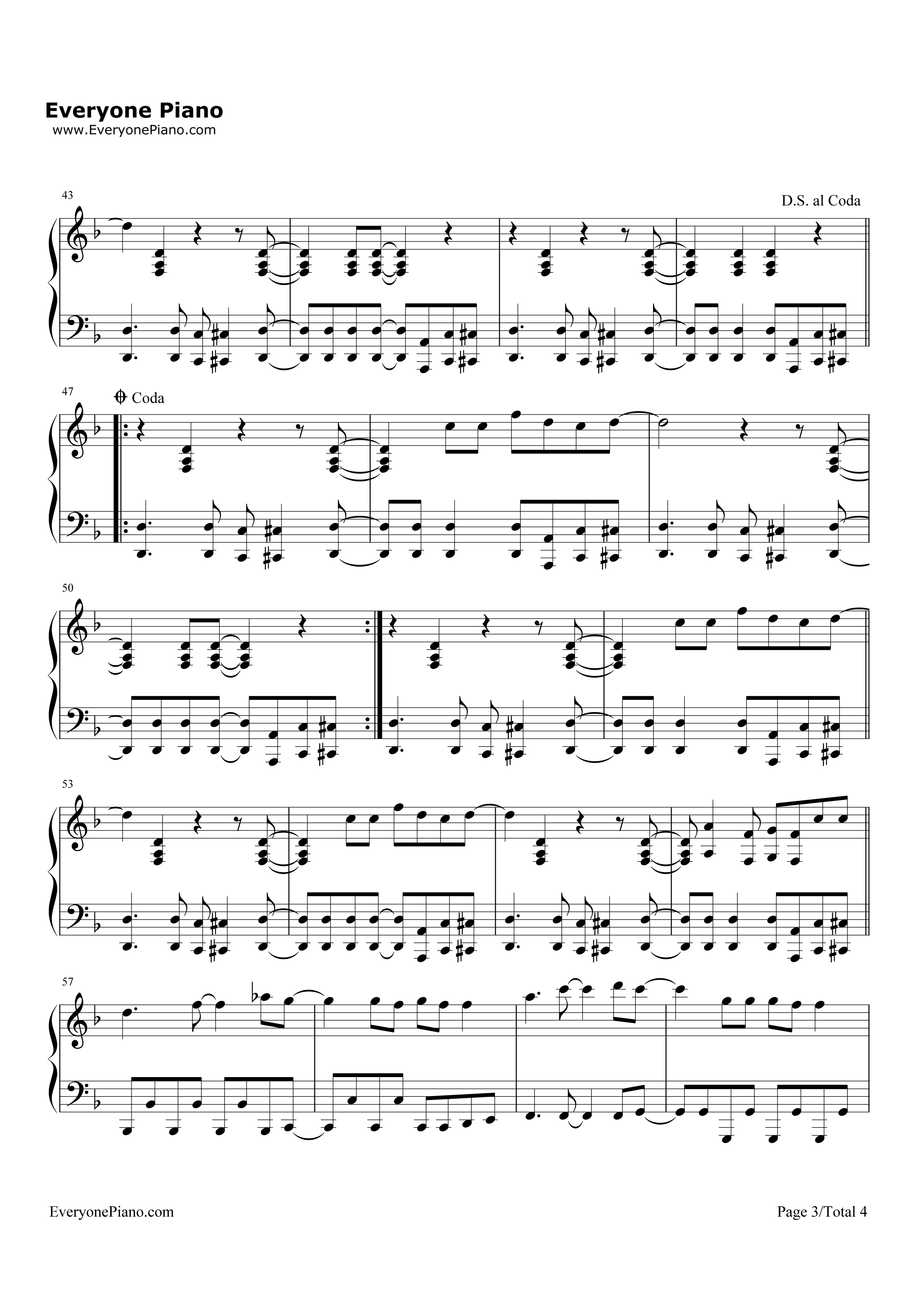 For_a_Better_Day钢琴谱_Avicii