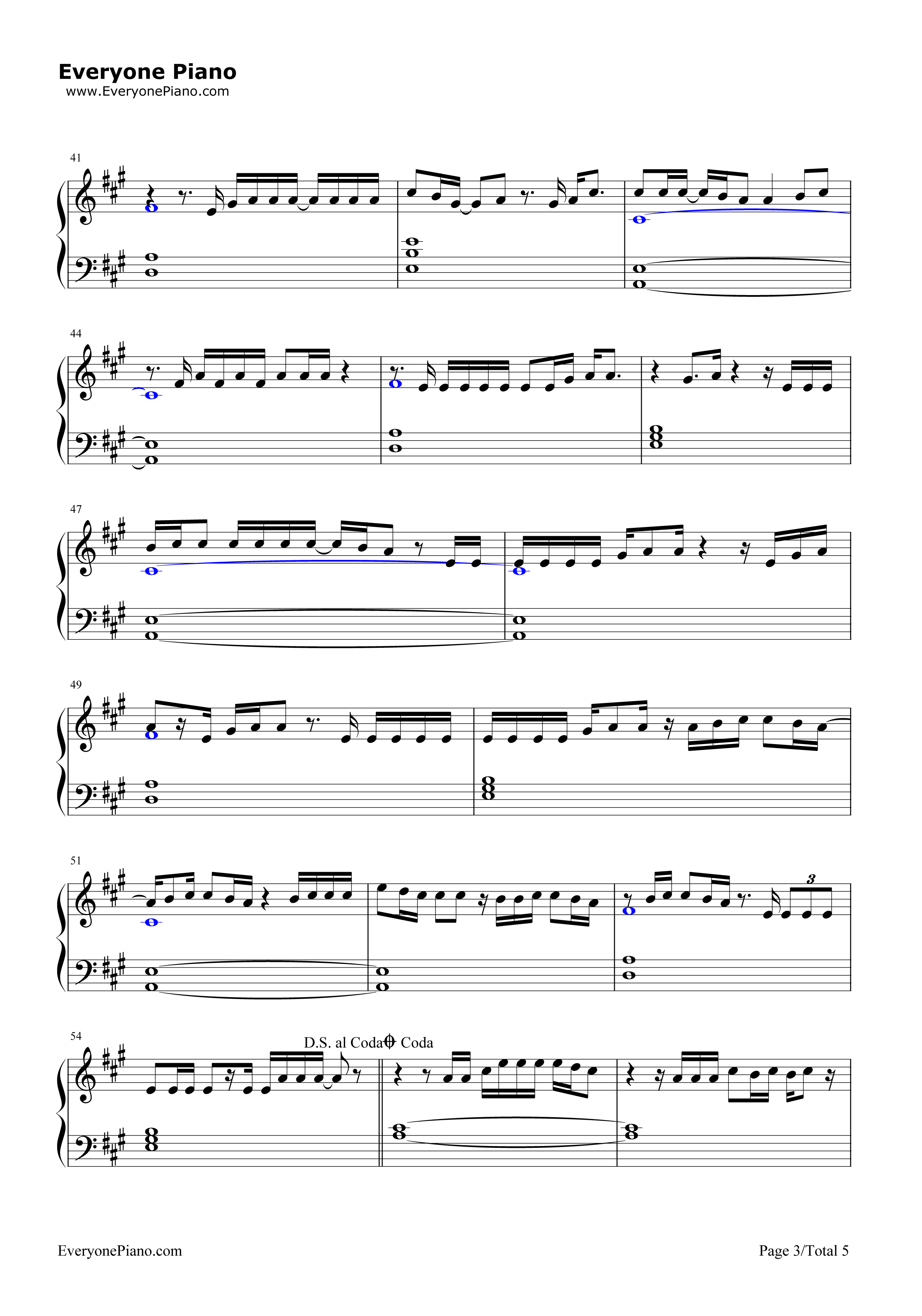 Wake_Me_Up钢琴谱_Ed_Sheeran