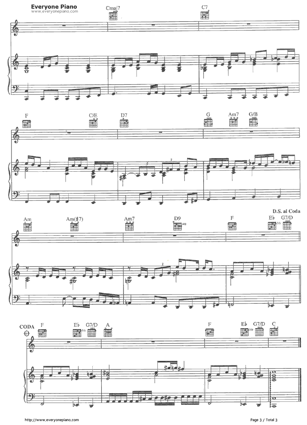 Something钢琴谱_The_Beatles