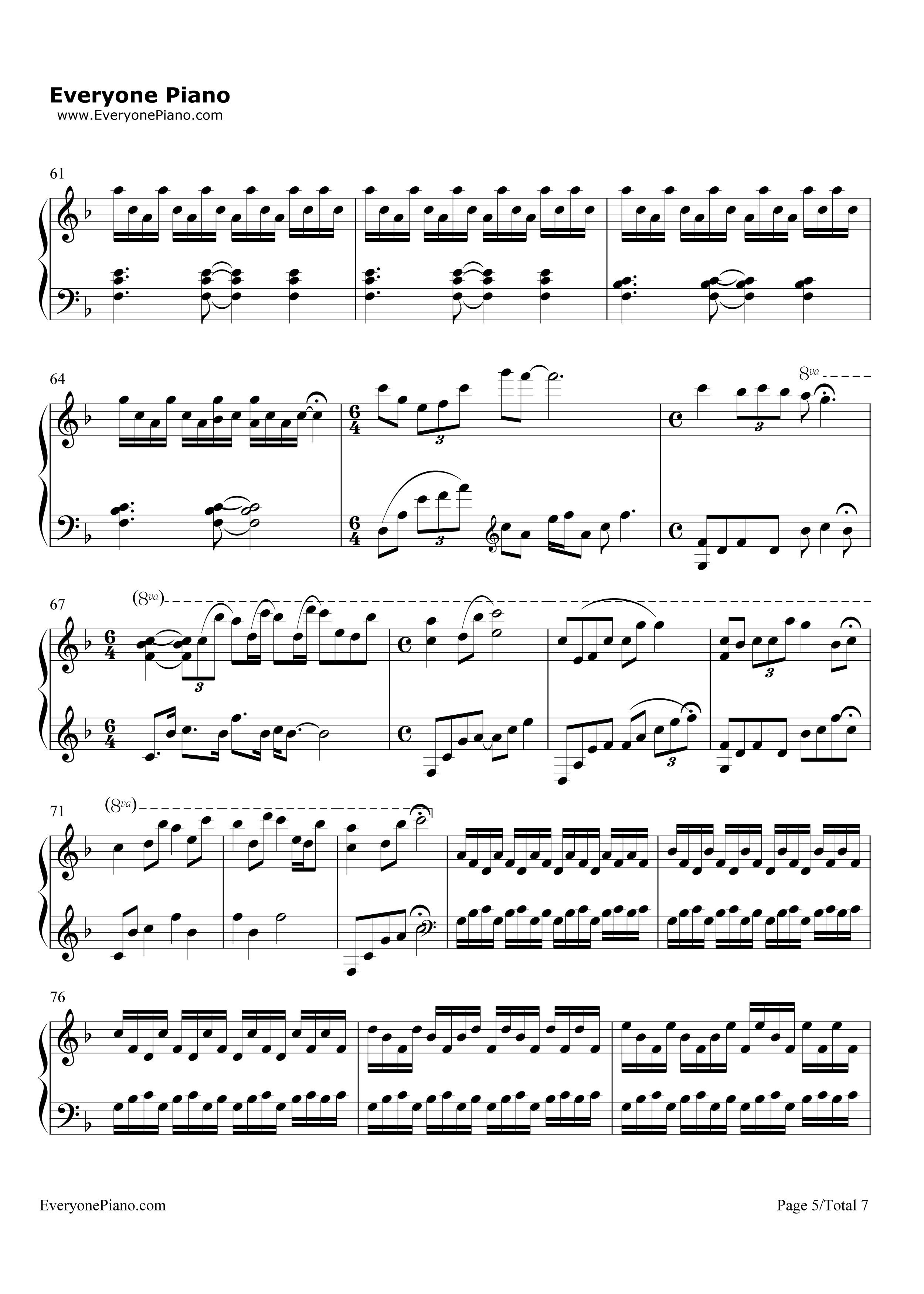The_Sunbeams..._They_Scatter钢琴谱_Yiruma