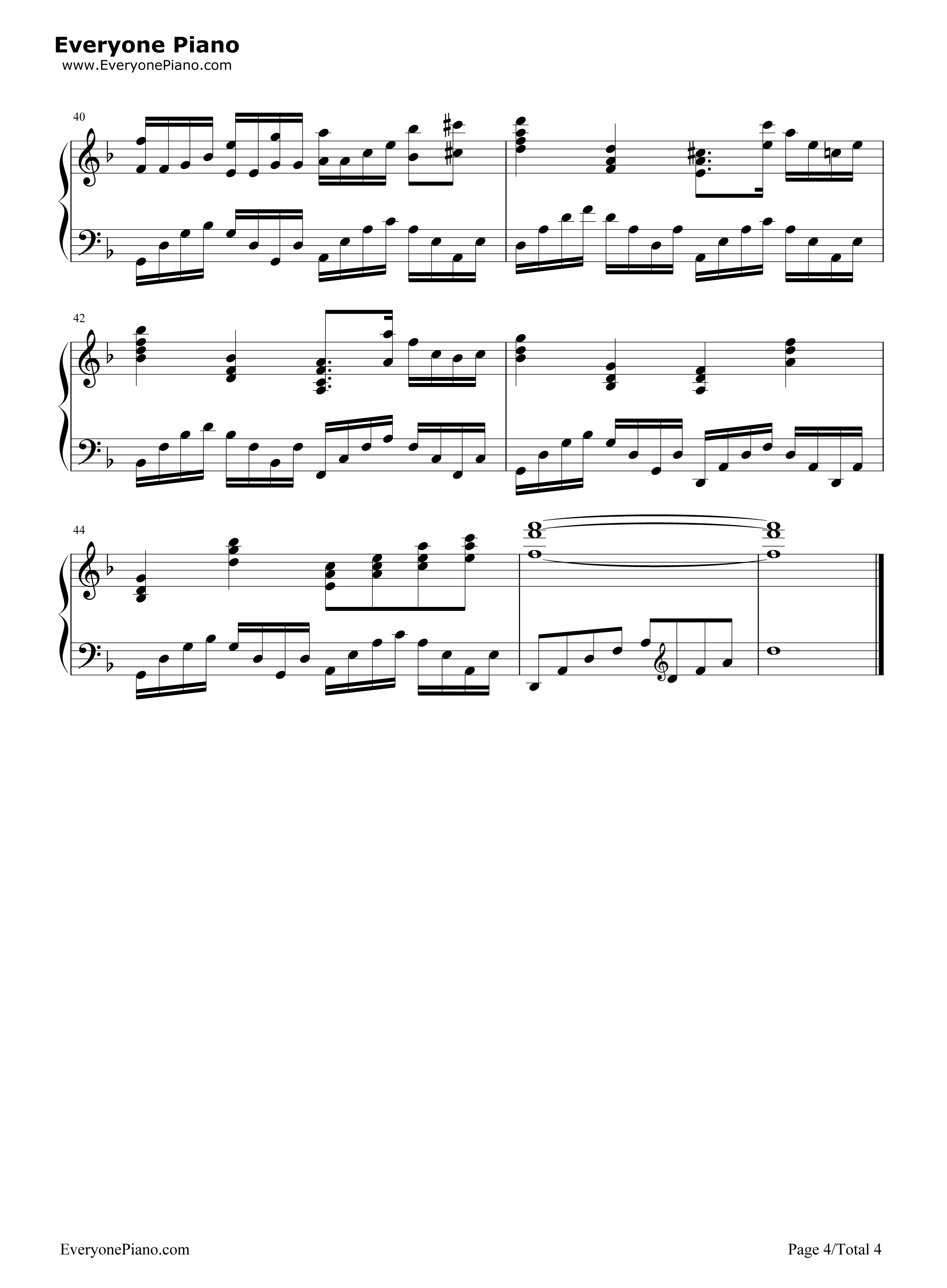 Canon_in_D_Minor钢琴谱_Johann_Pachelbel