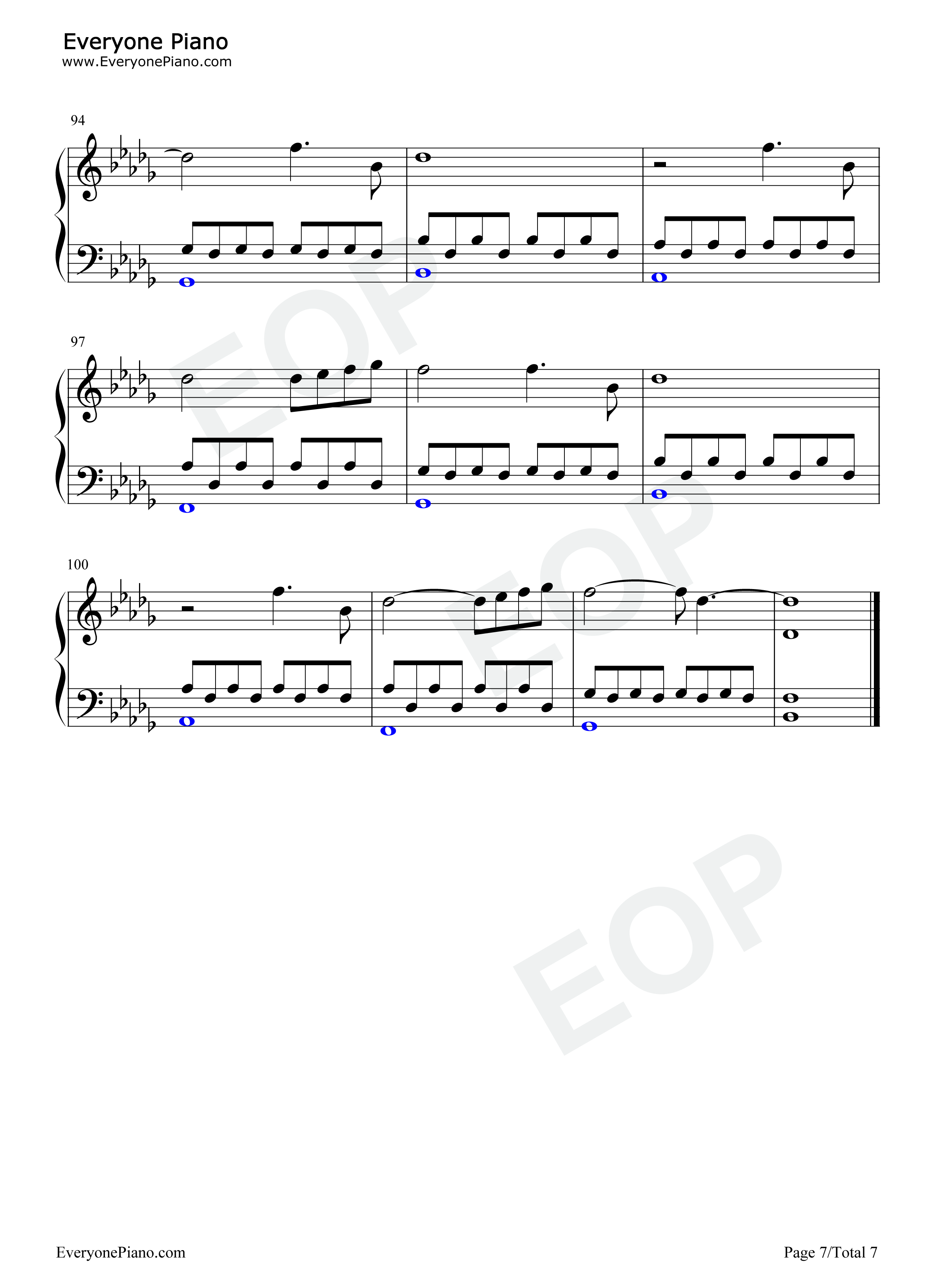 Hometown_Glory钢琴谱_Adele