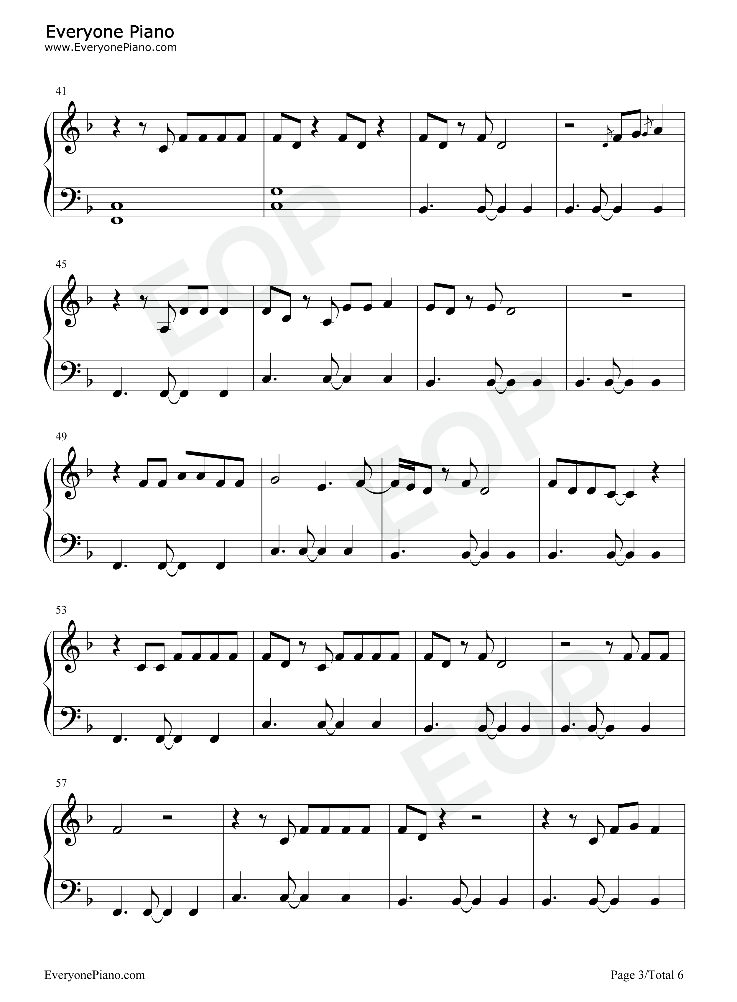 How_You_Get_The_Girl钢琴谱_Taylor_Swift