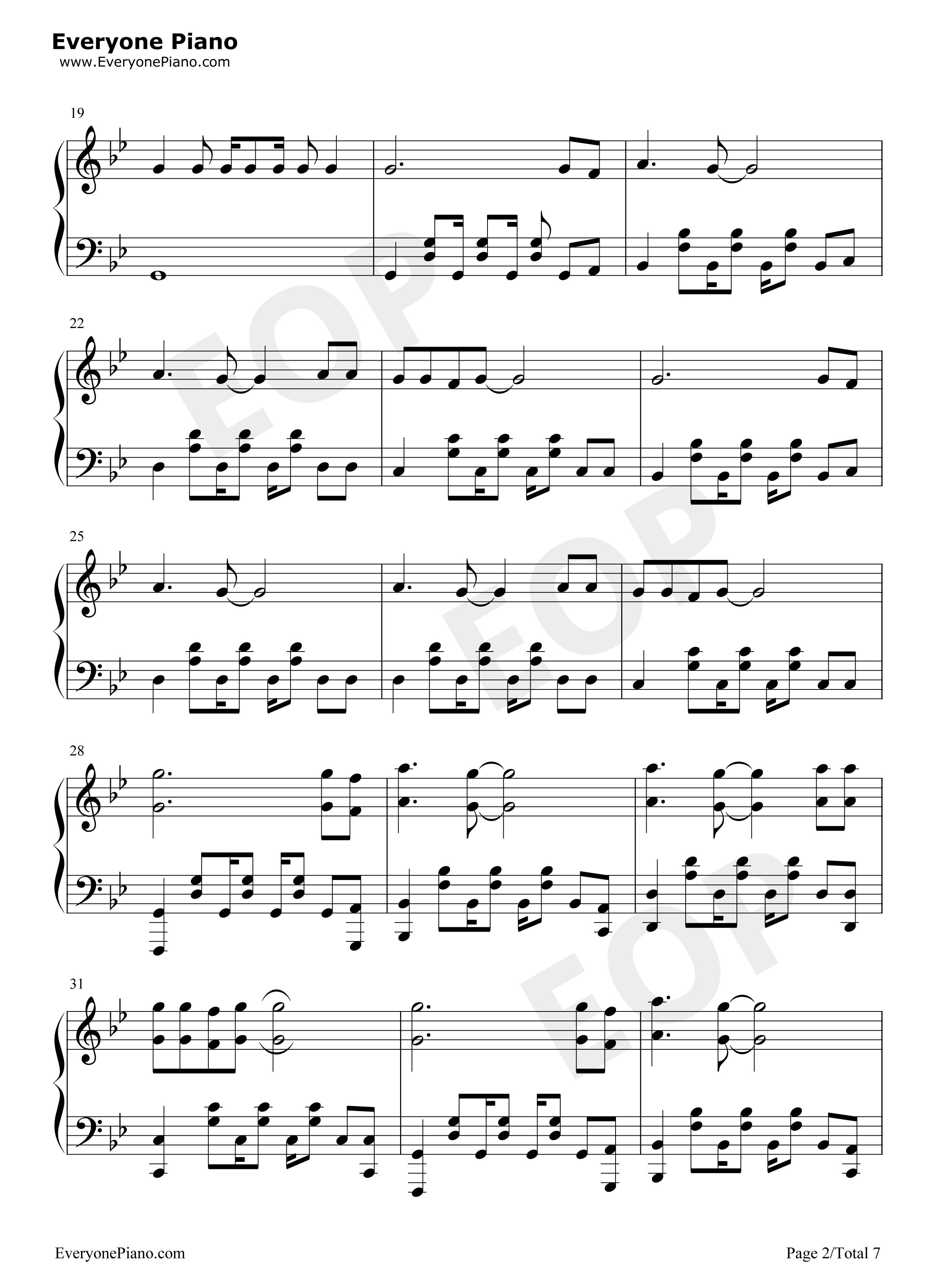 Love_Me_Again钢琴谱_John_Newman