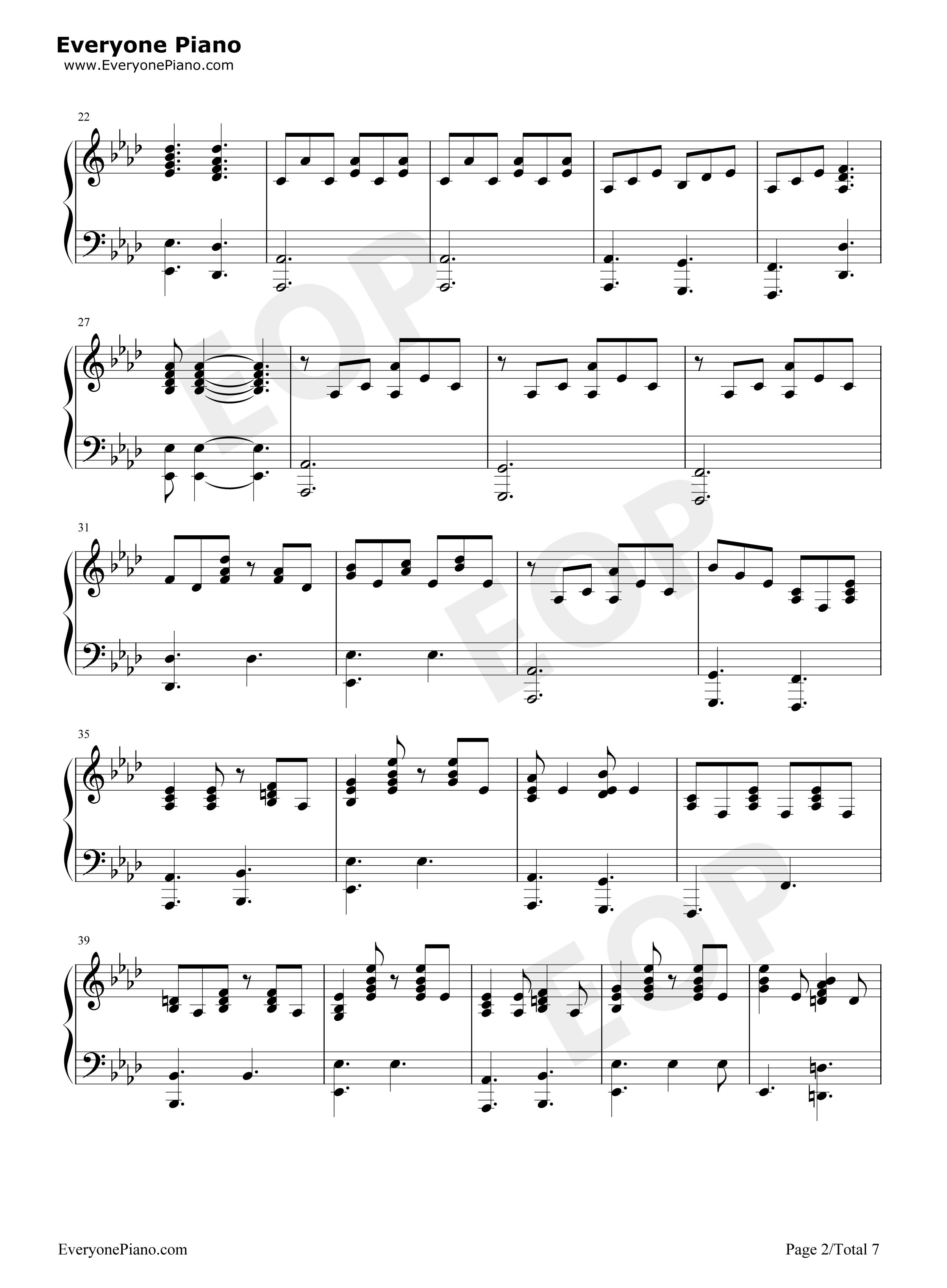 Somebody_to_Love钢琴谱_Queen