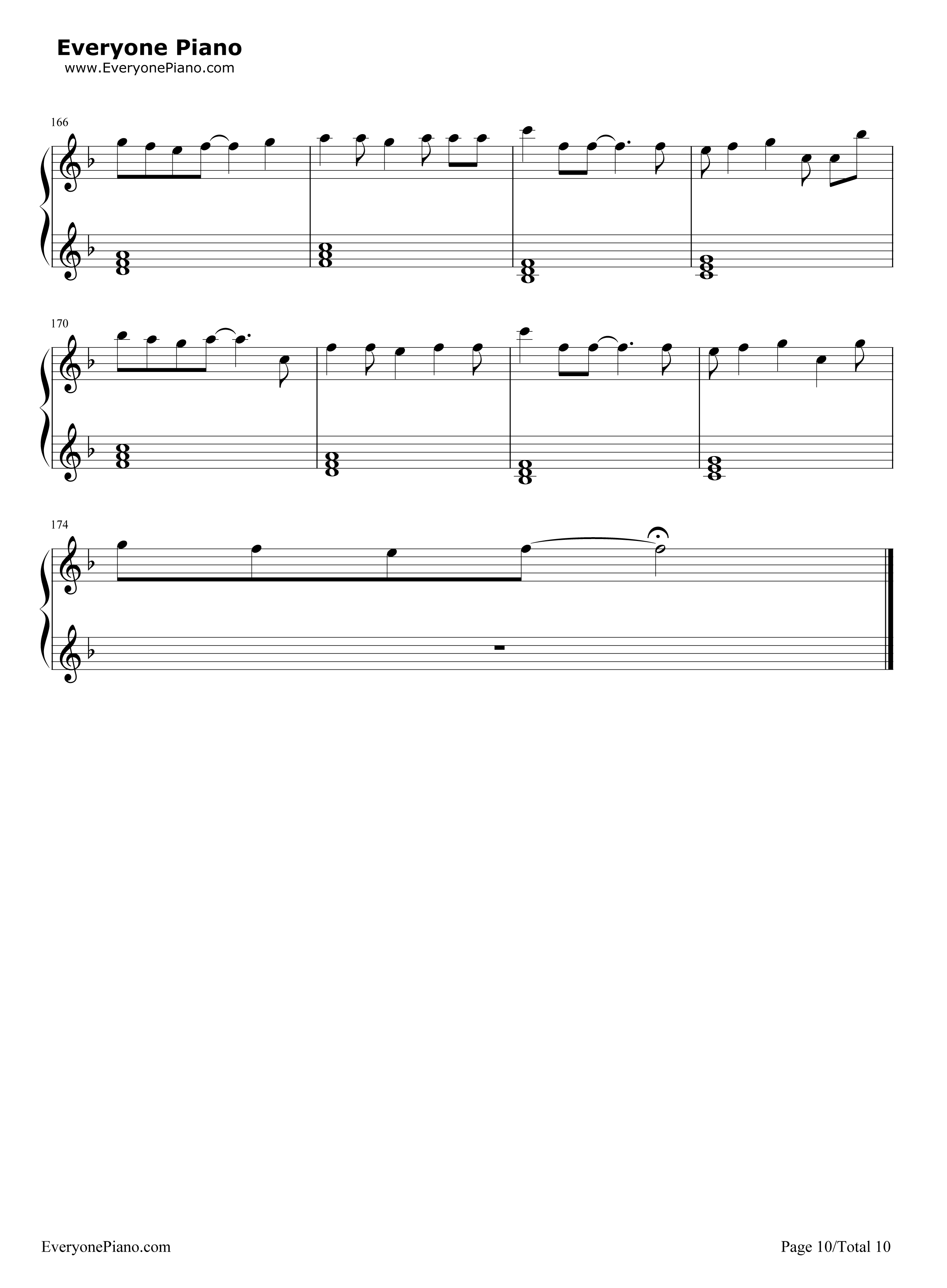 Letter_song钢琴谱_Doriko