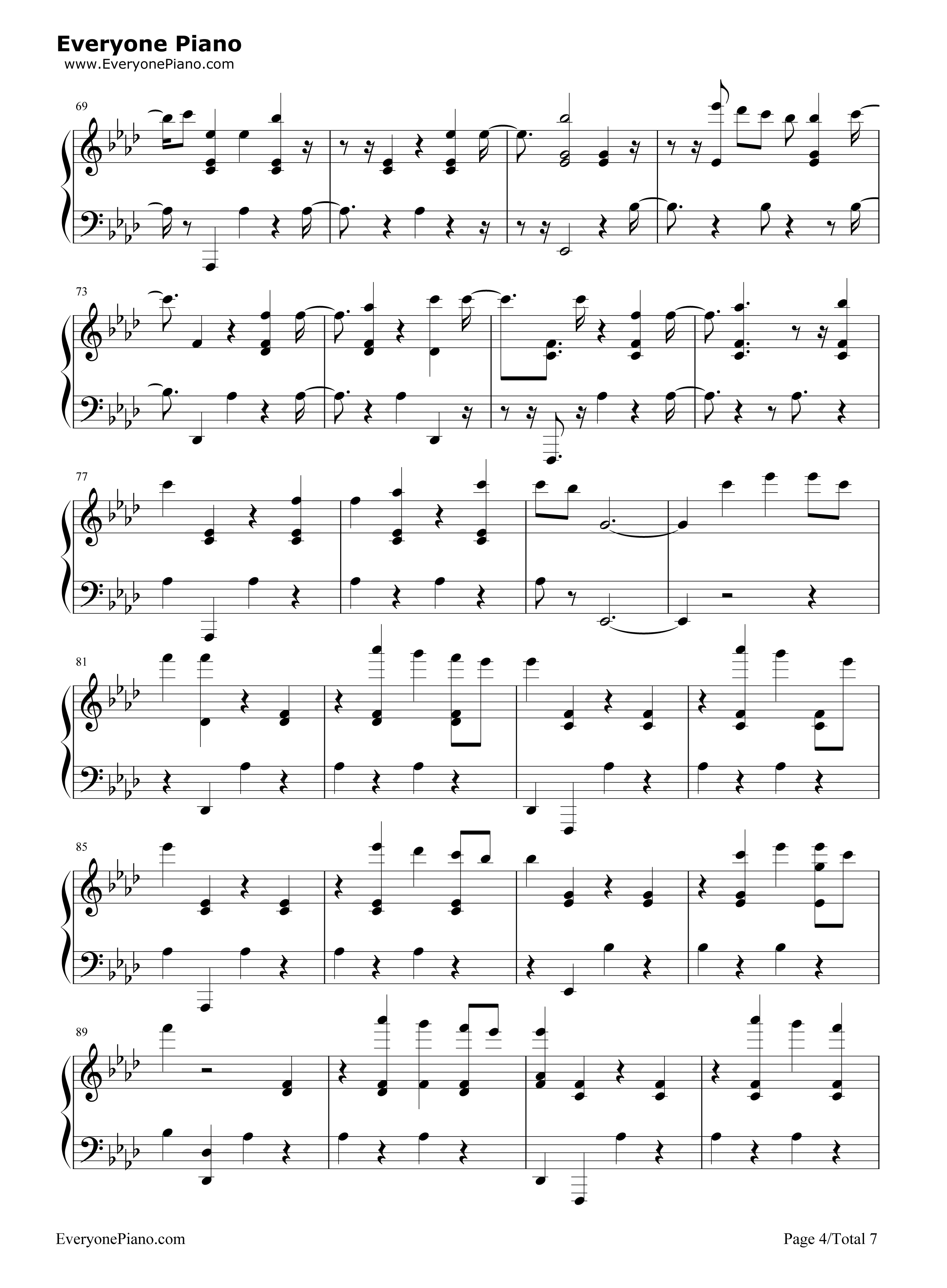 Something's_Gotta_Give钢琴谱_Camila_Cabello