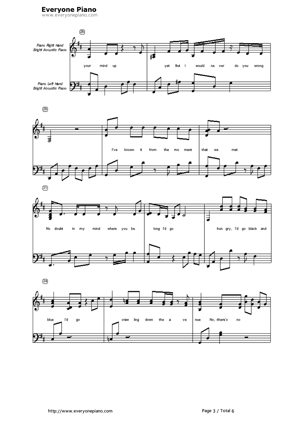 To_Make_You_Feel_My_Love钢琴谱_Garth_Brooks