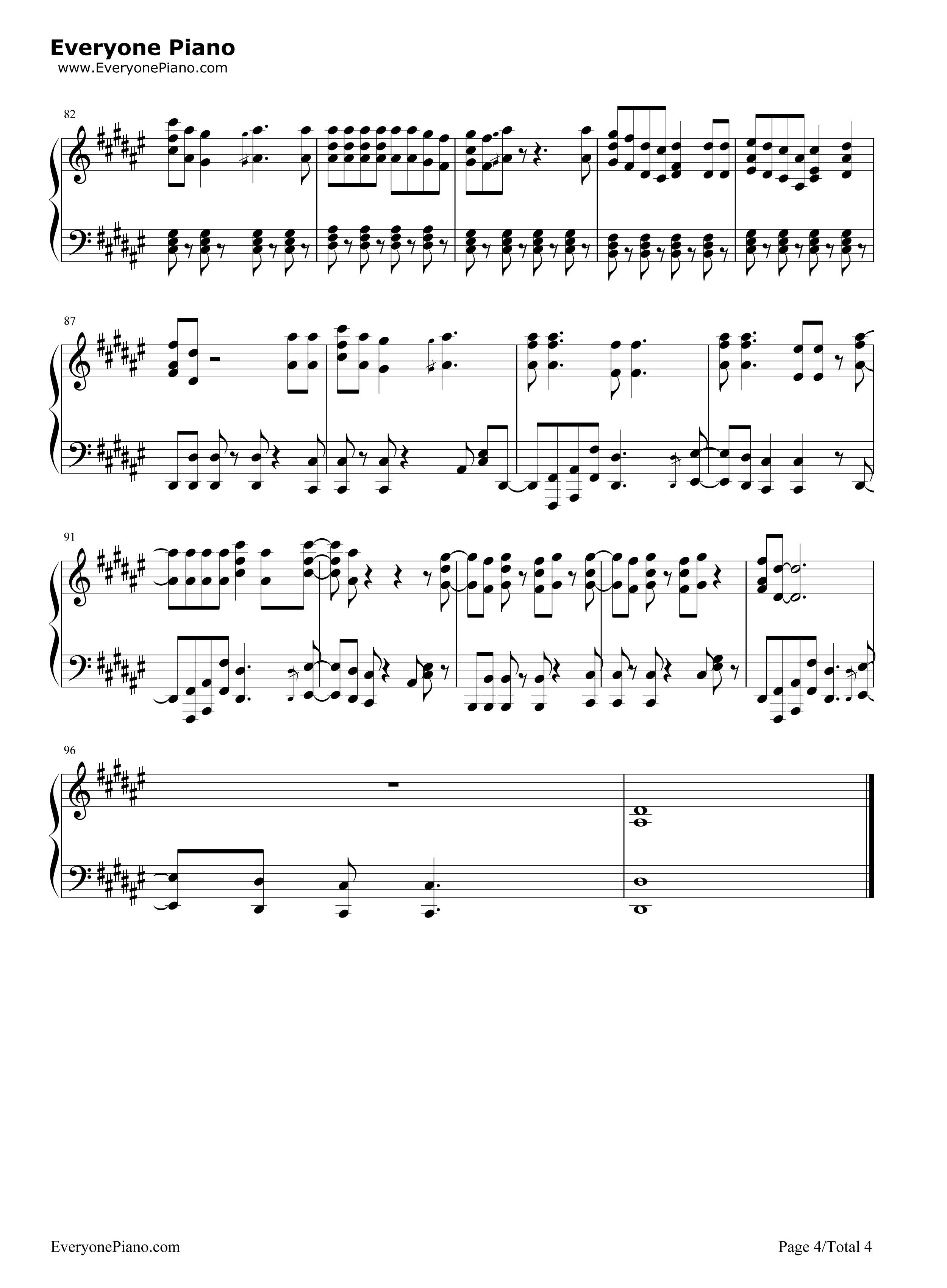 Beat_It钢琴谱_迈克尔·杰克逊__Michael_Jackson