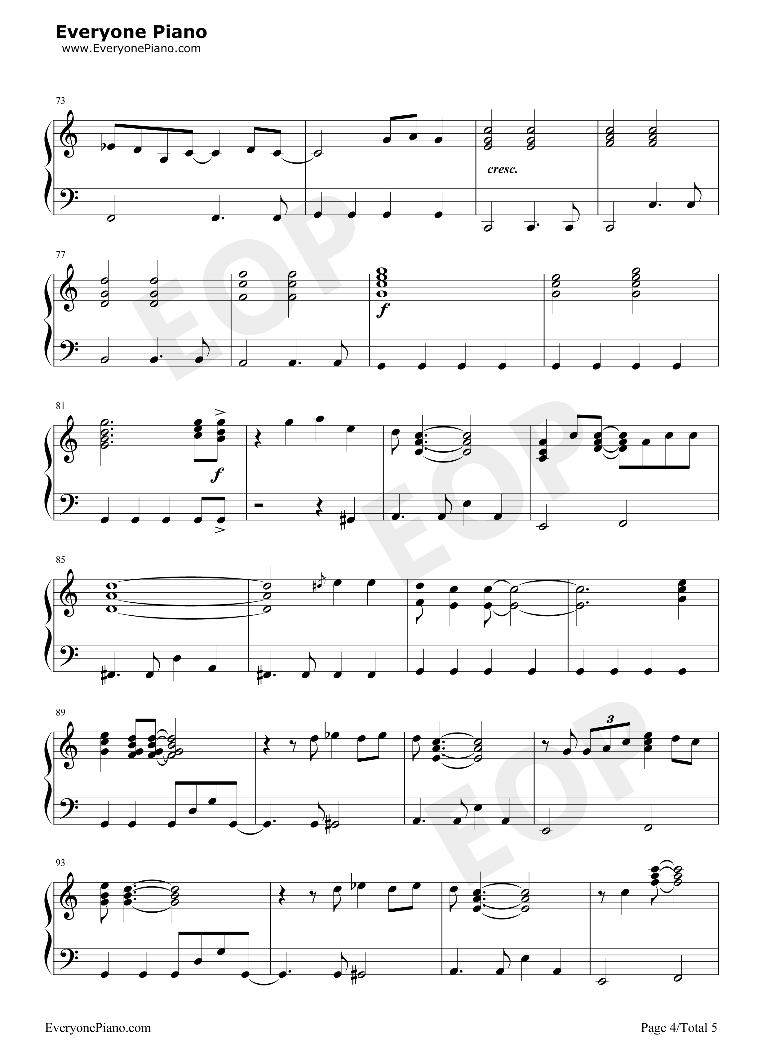 Hakuna_Matata钢琴谱_Elton_John