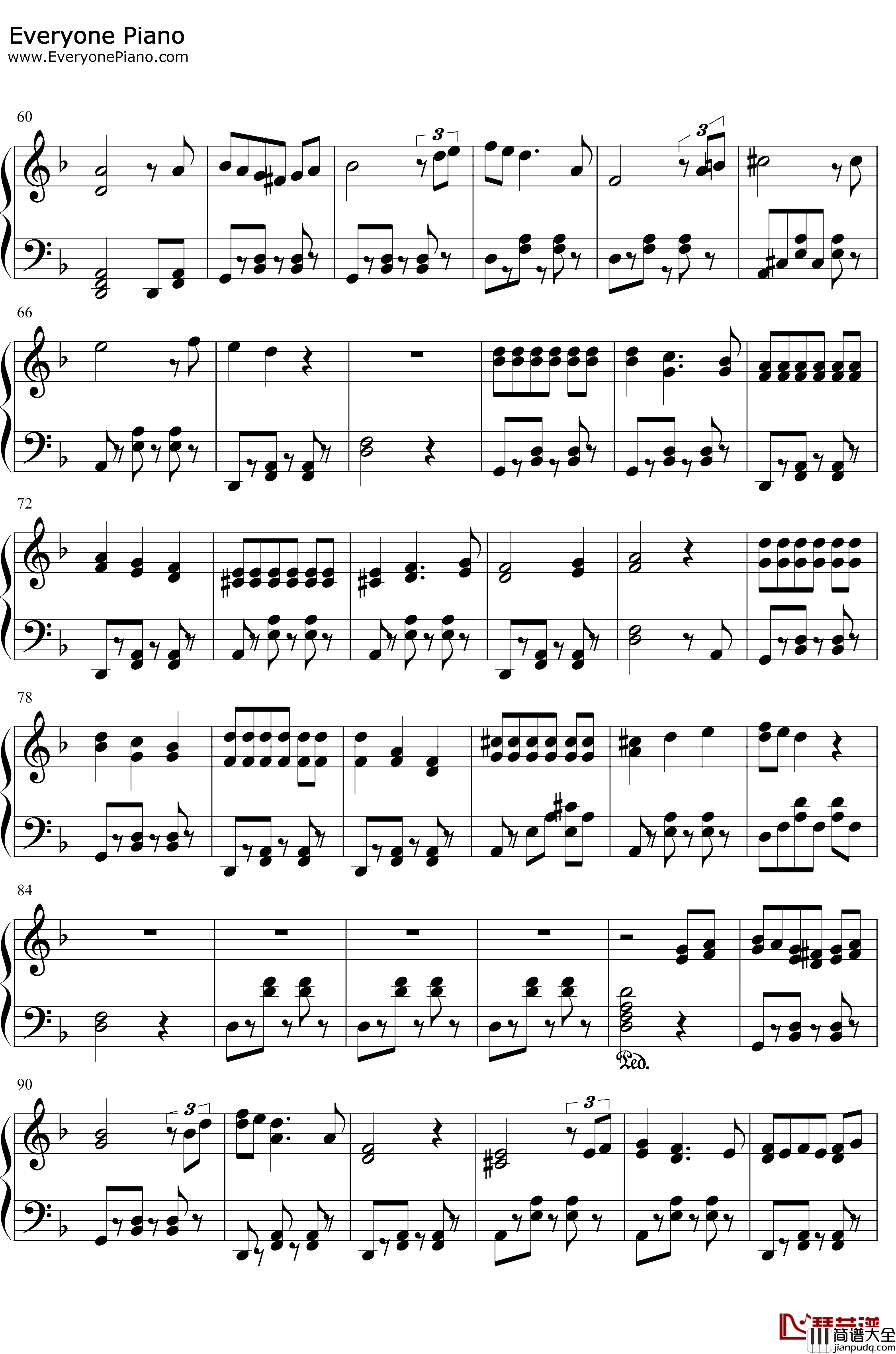 ElSolse_Recuesta钢琴谱_Edison_黑礁OST