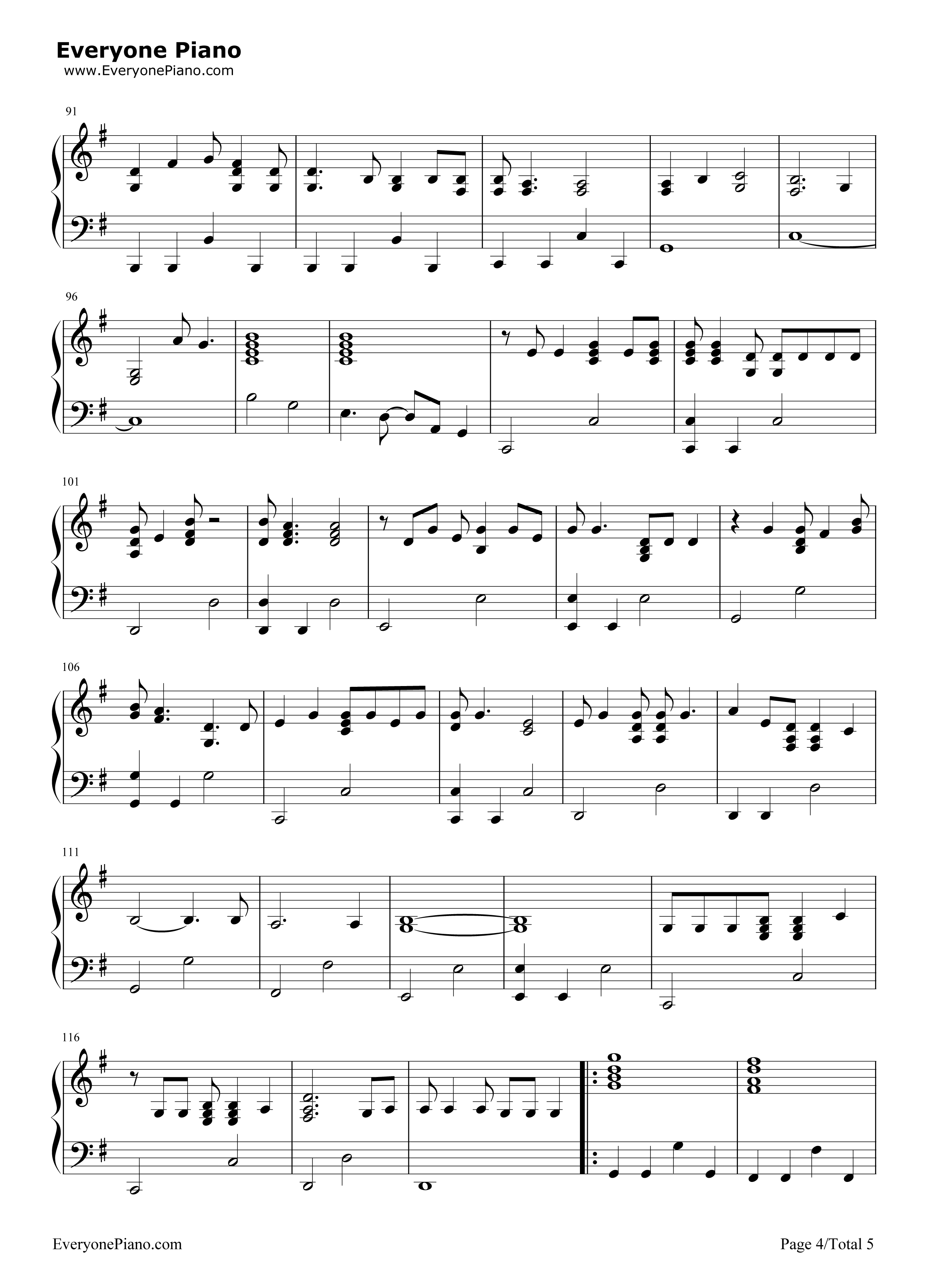 Begin_Again钢琴谱_Taylor_Swift