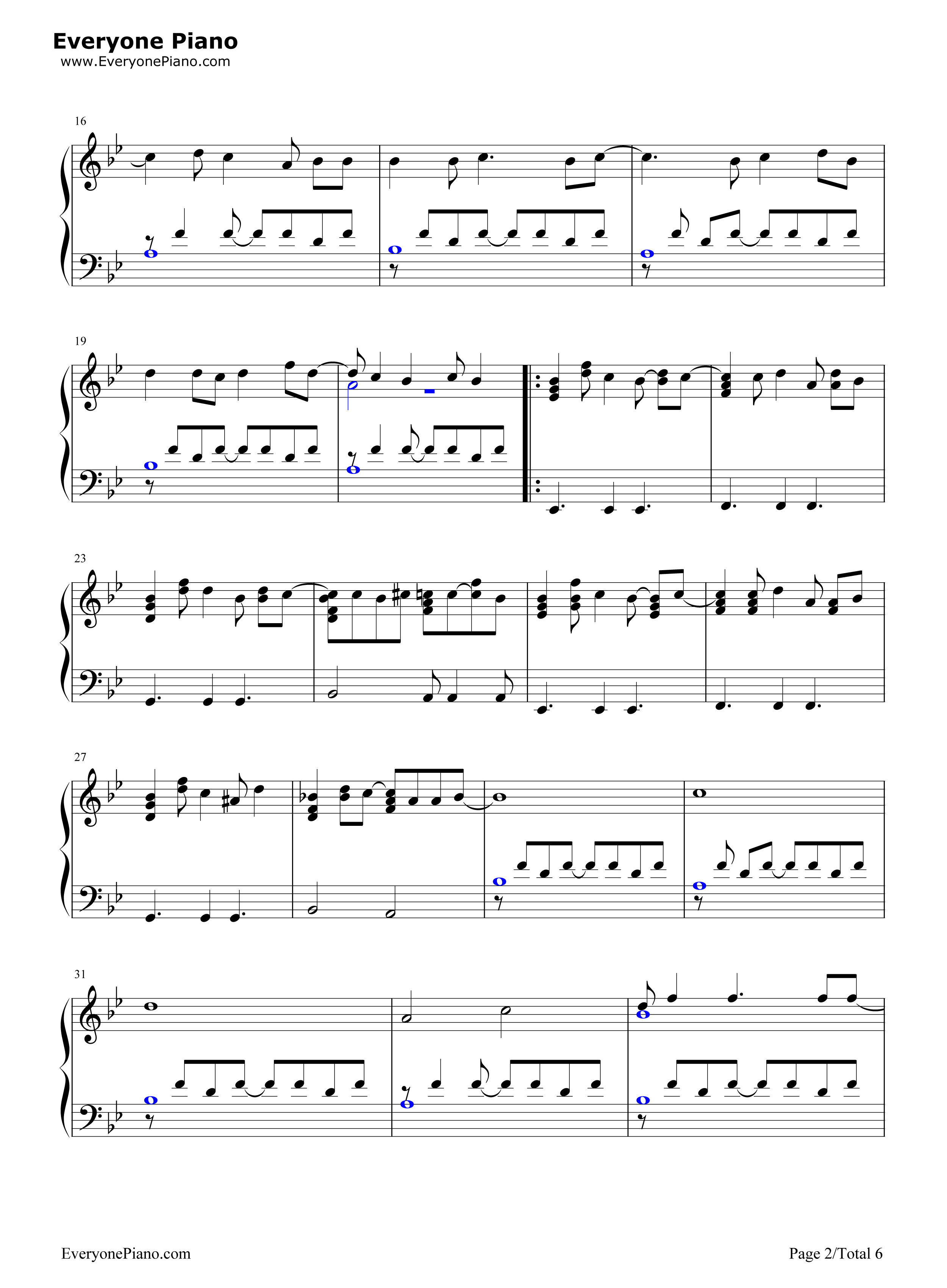 How_to_Save_a_Life钢琴谱_The_Fray