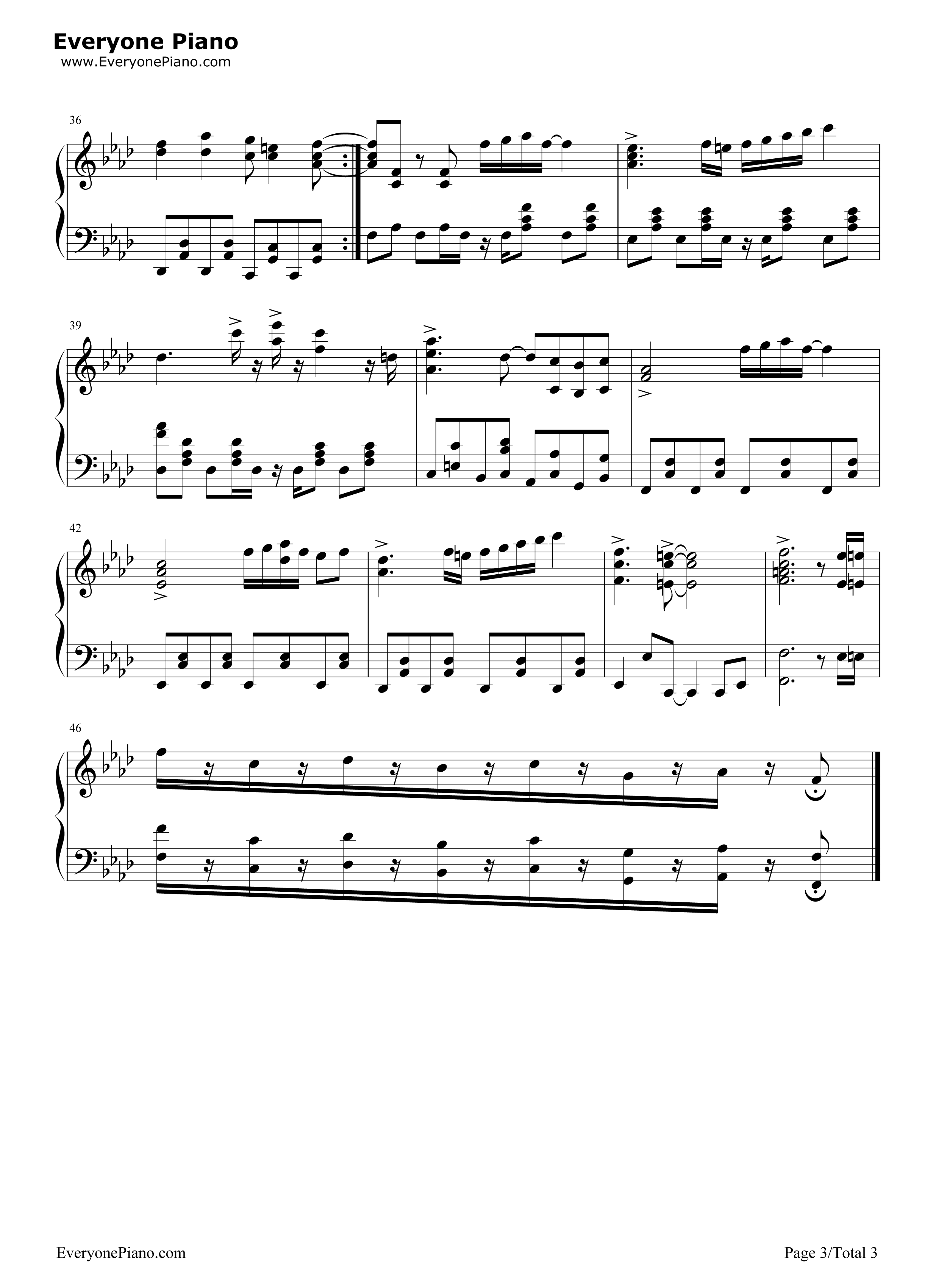 ぼくがいる~コナンのテーマ钢琴谱_大野克夫
