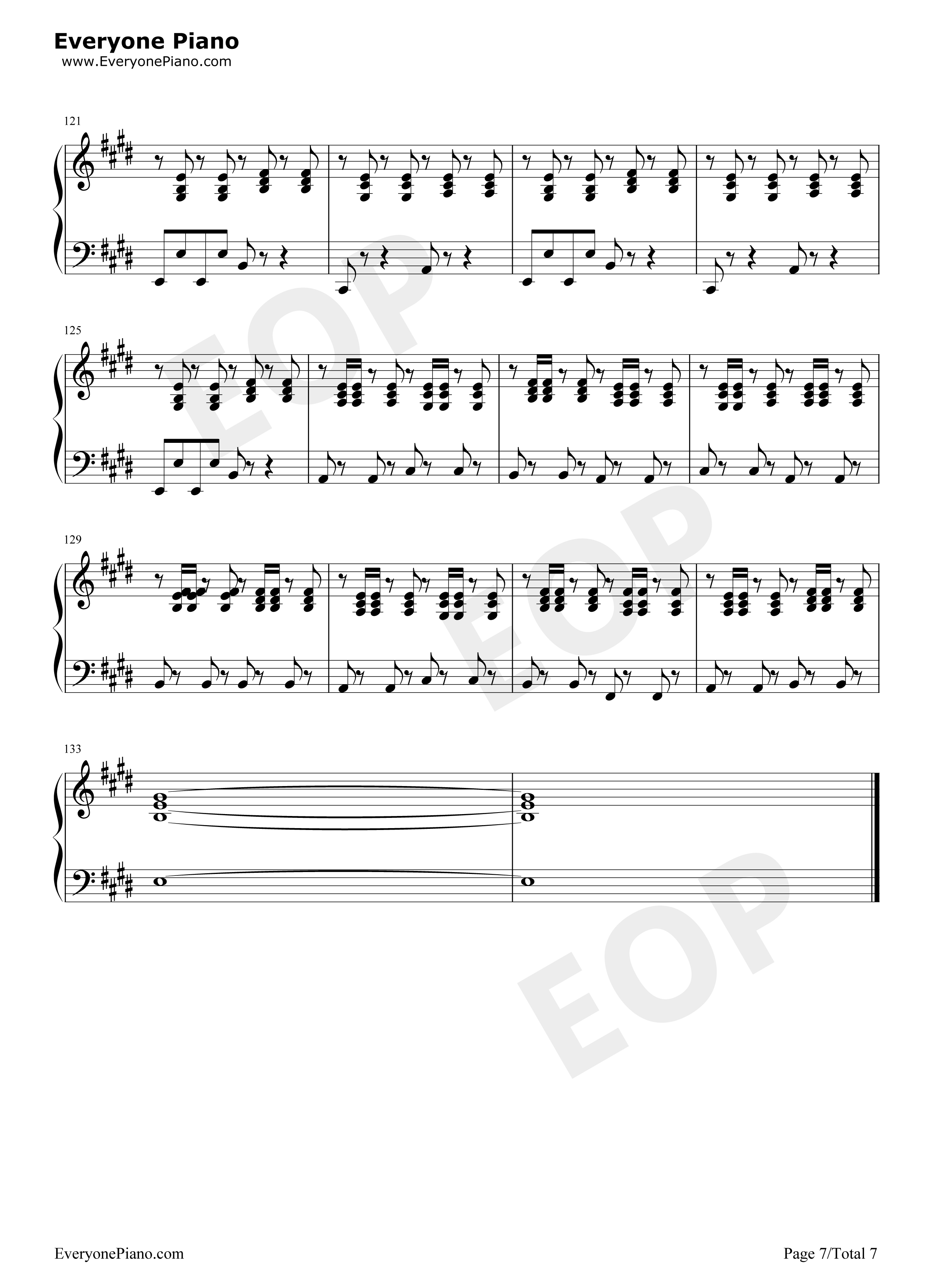 Monody钢琴谱_TheFatRat_Laura_Brehm