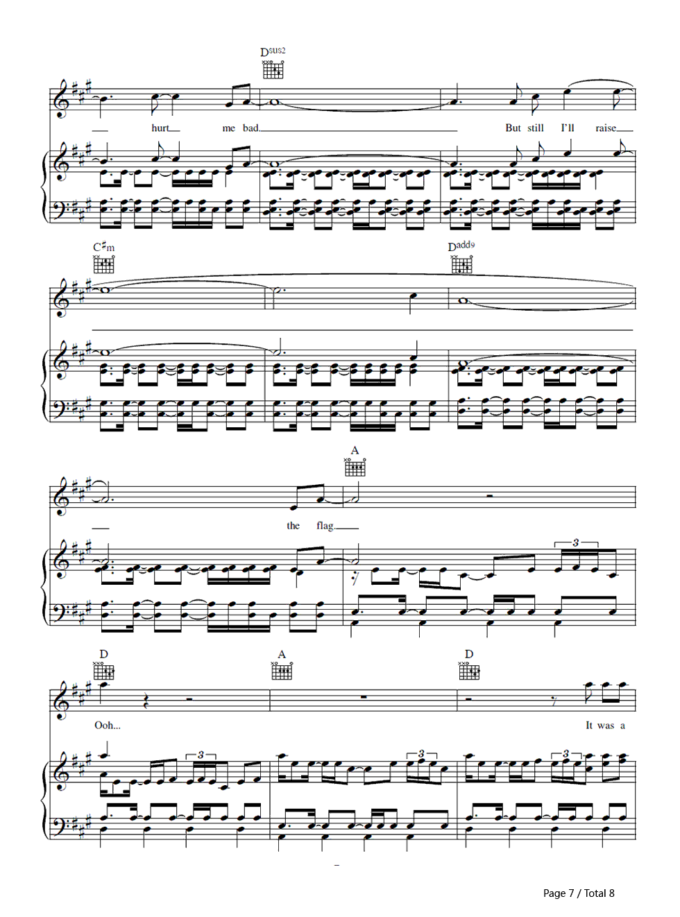 Every_Teardrop_Is_a_Waterfall钢琴谱_Coldplay