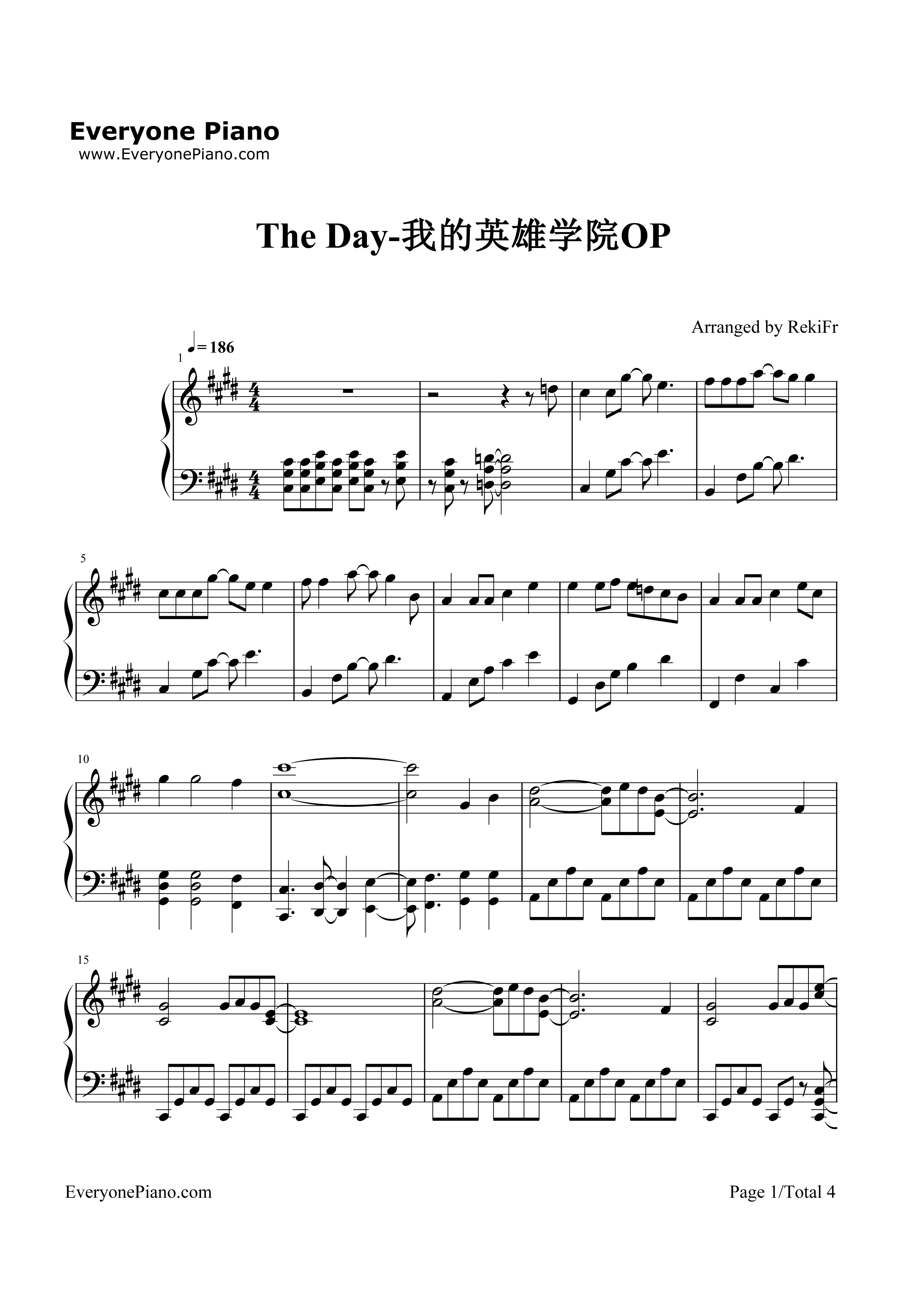 The_Day钢琴谱_色情涂鸦