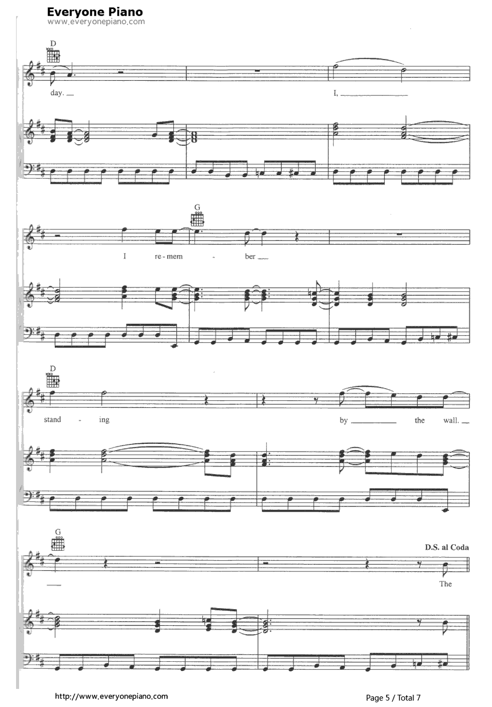 Heroes钢琴谱_David_Bowie