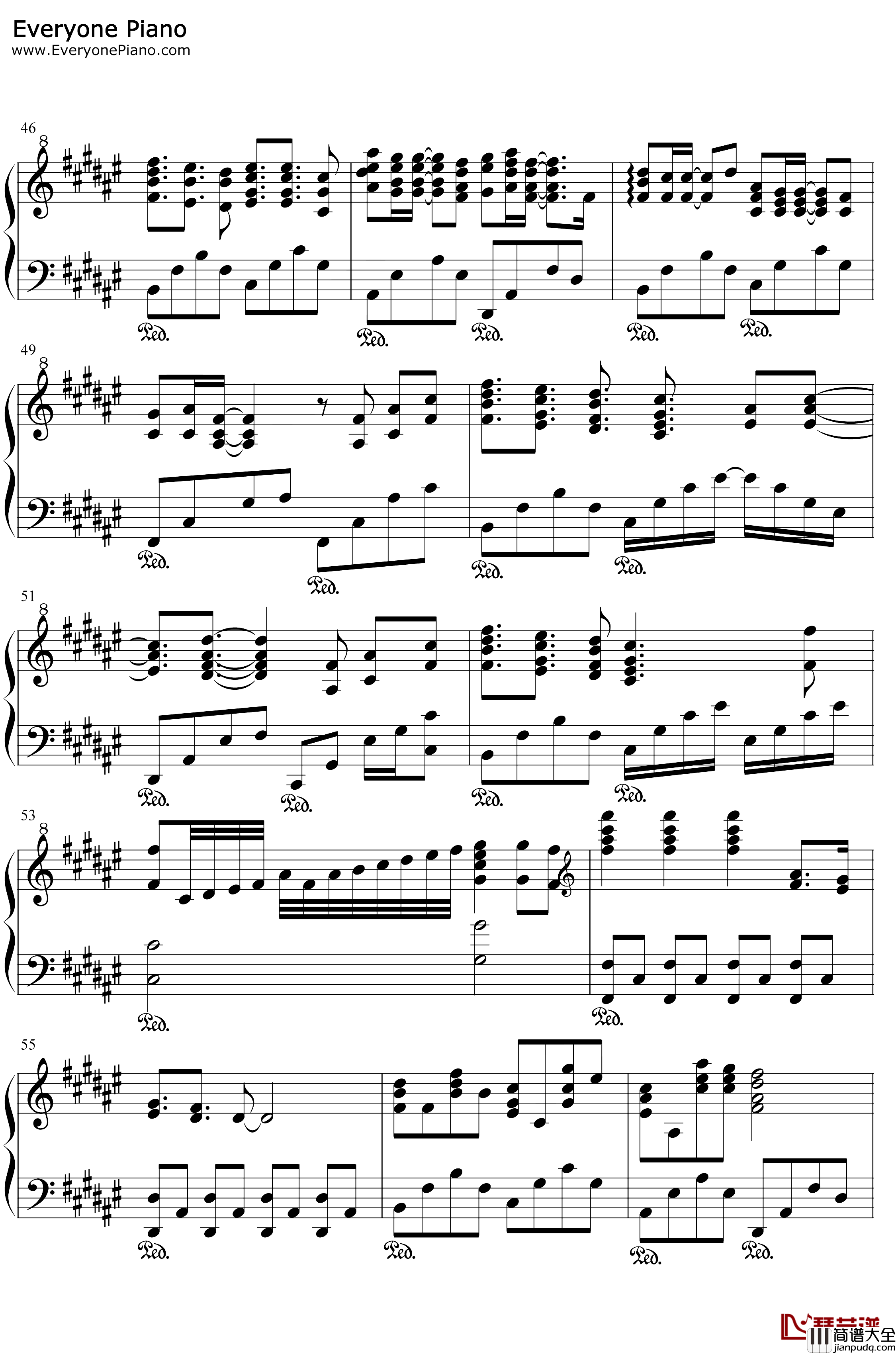 用心把天空锁住钢琴谱_DEW_the_star_5_爱在日落之前主题曲
