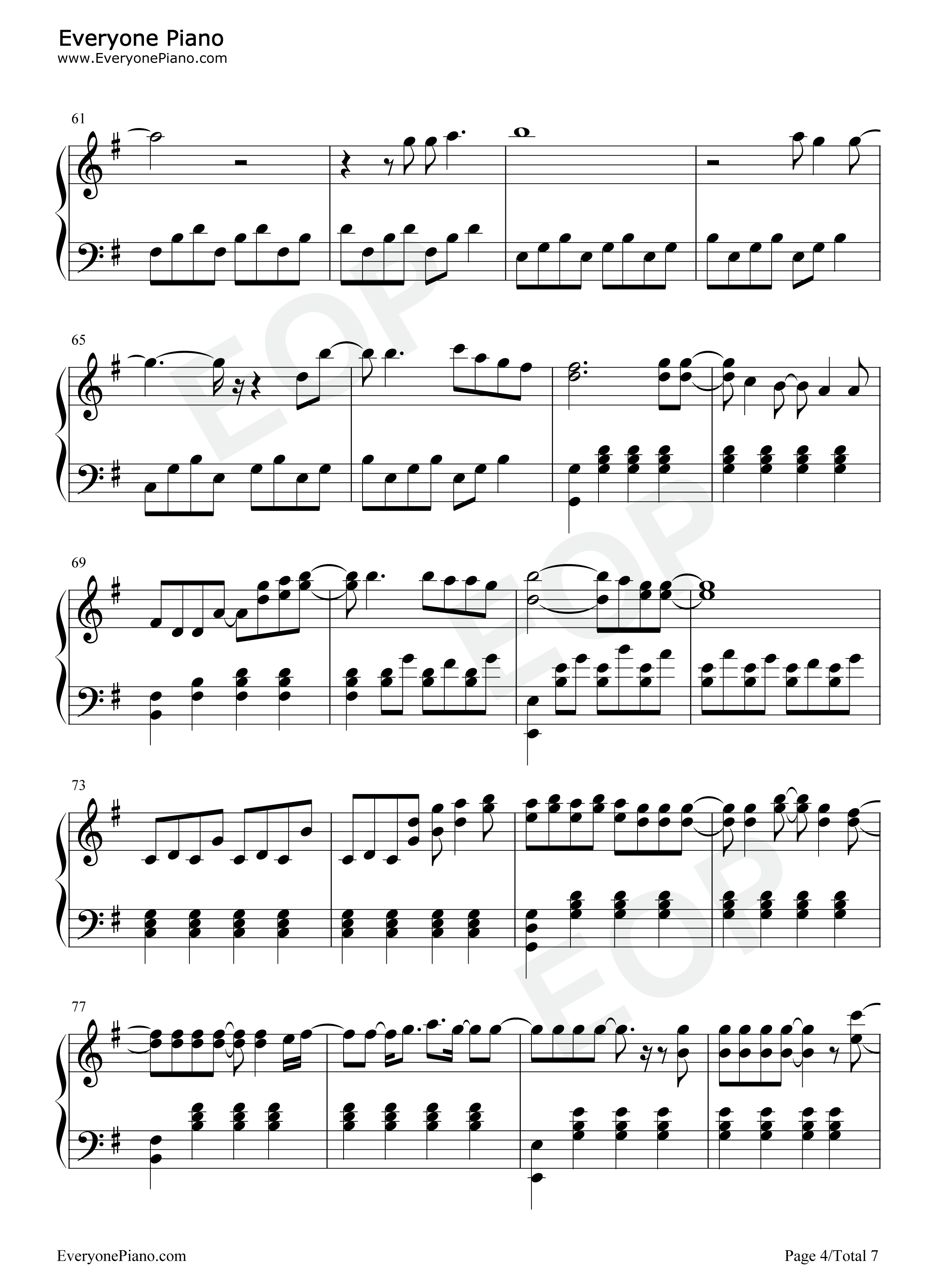Something_in_the_Water钢琴谱_Carrie_Underwood