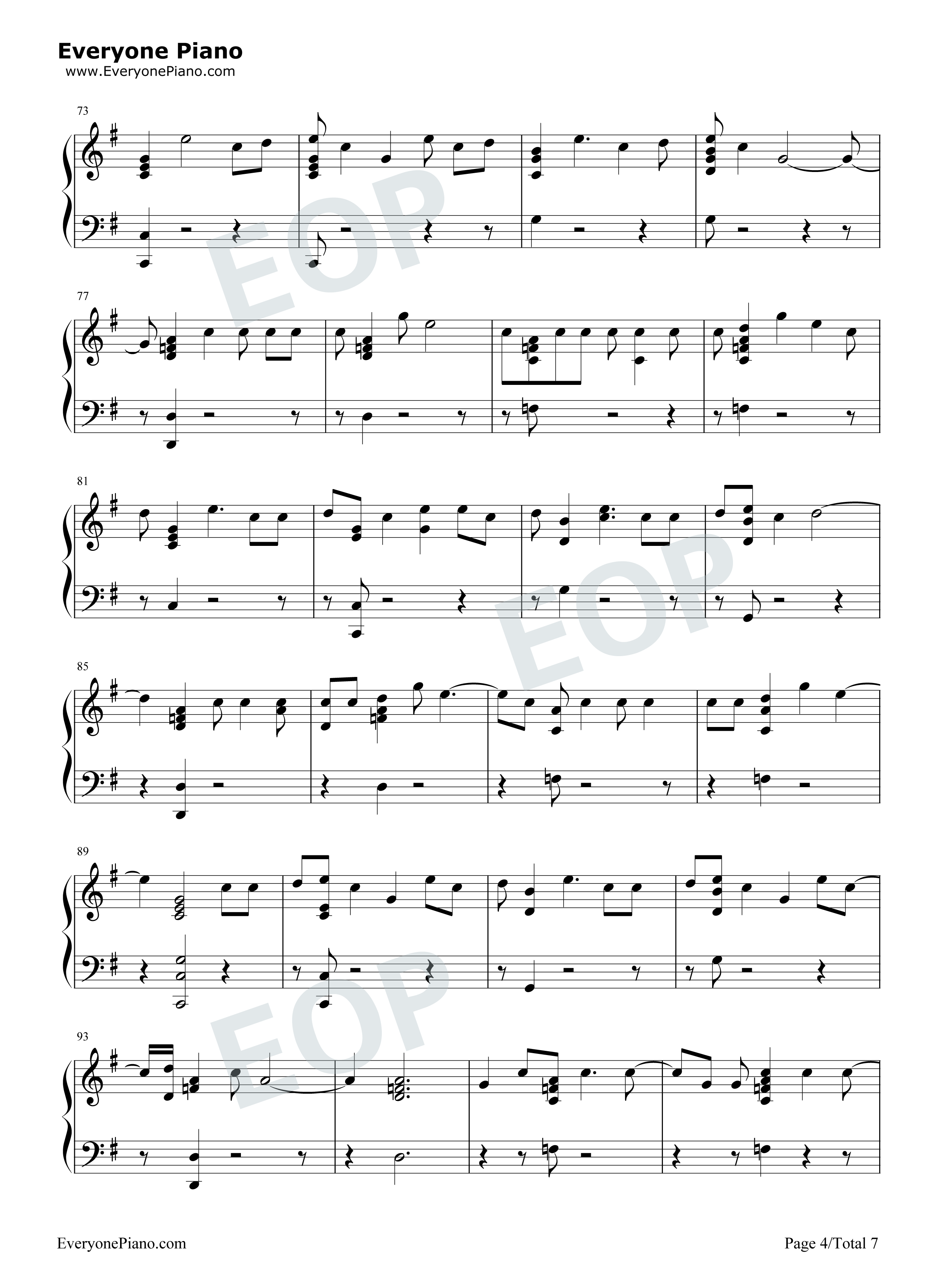 Getaway_Car钢琴谱_Taylor_Swift