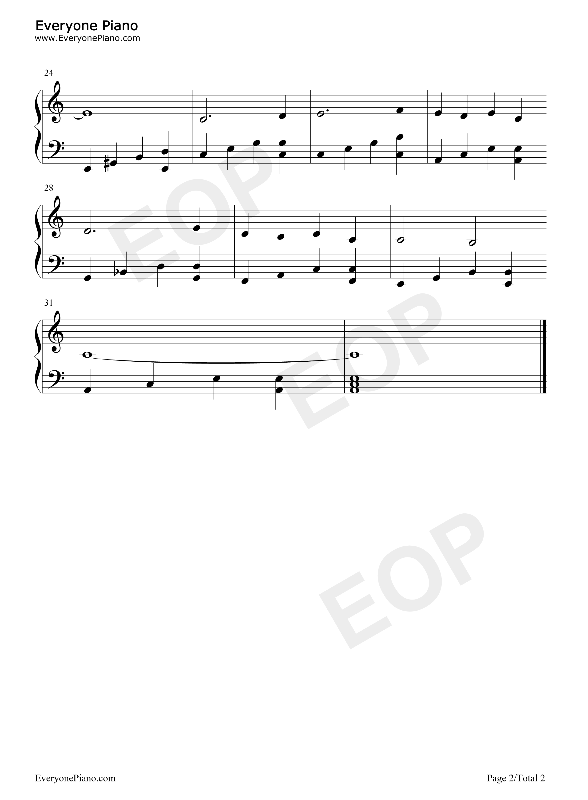 Pavane钢琴谱_Gabriel_Fauré