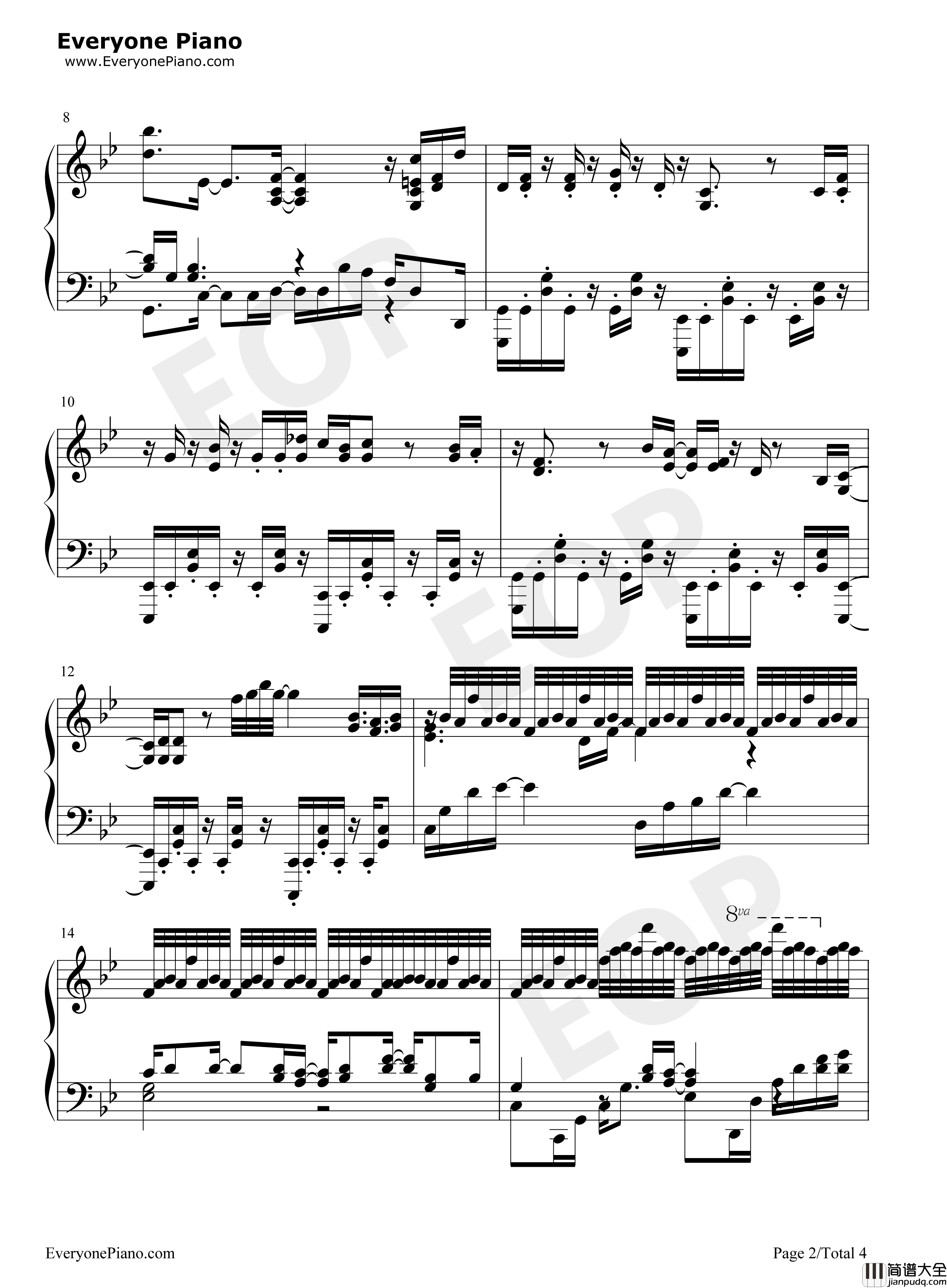 FLARE钢琴谱_Void_Chords_LIO