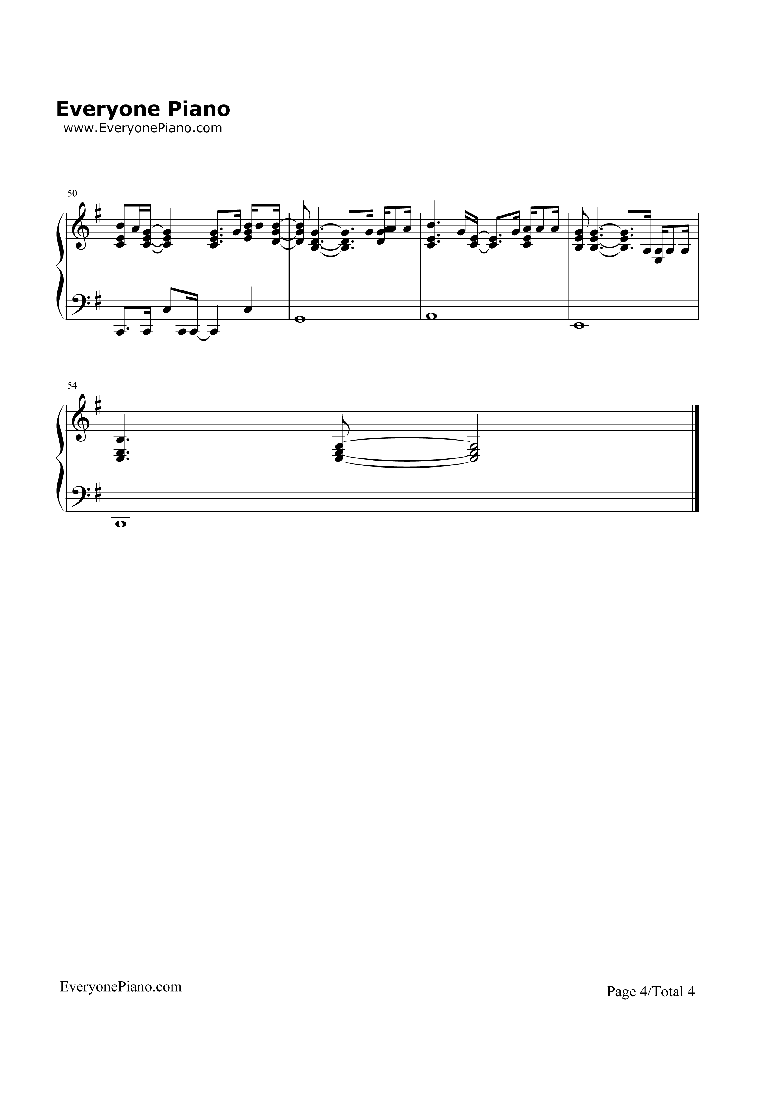 The_War_Is_Over钢琴谱_Kelly_Clarkson