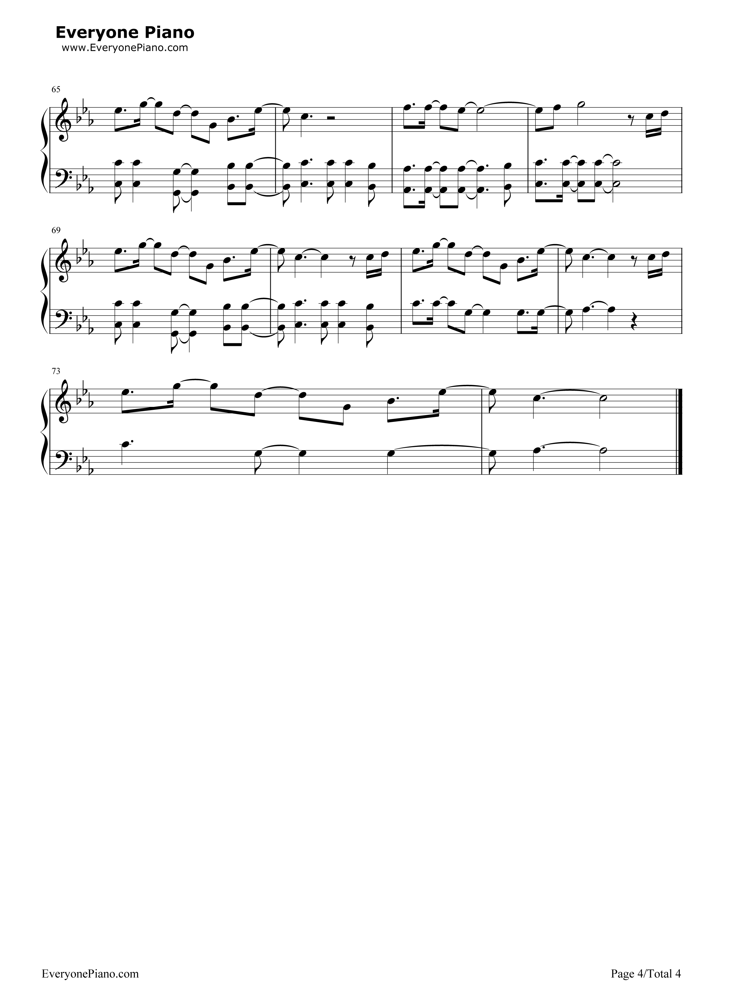 Symphony钢琴谱_Clean_Bandit_Zara_Larsson