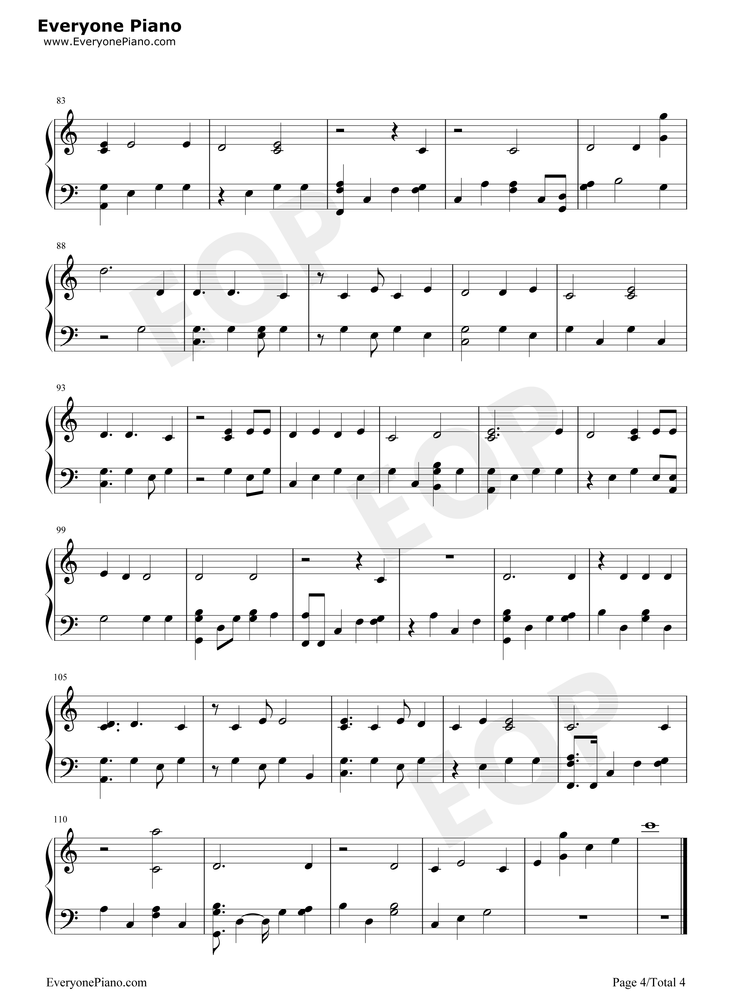 You_Make_It_Feel_Like_Christmas钢琴谱_Gwen_Stefani