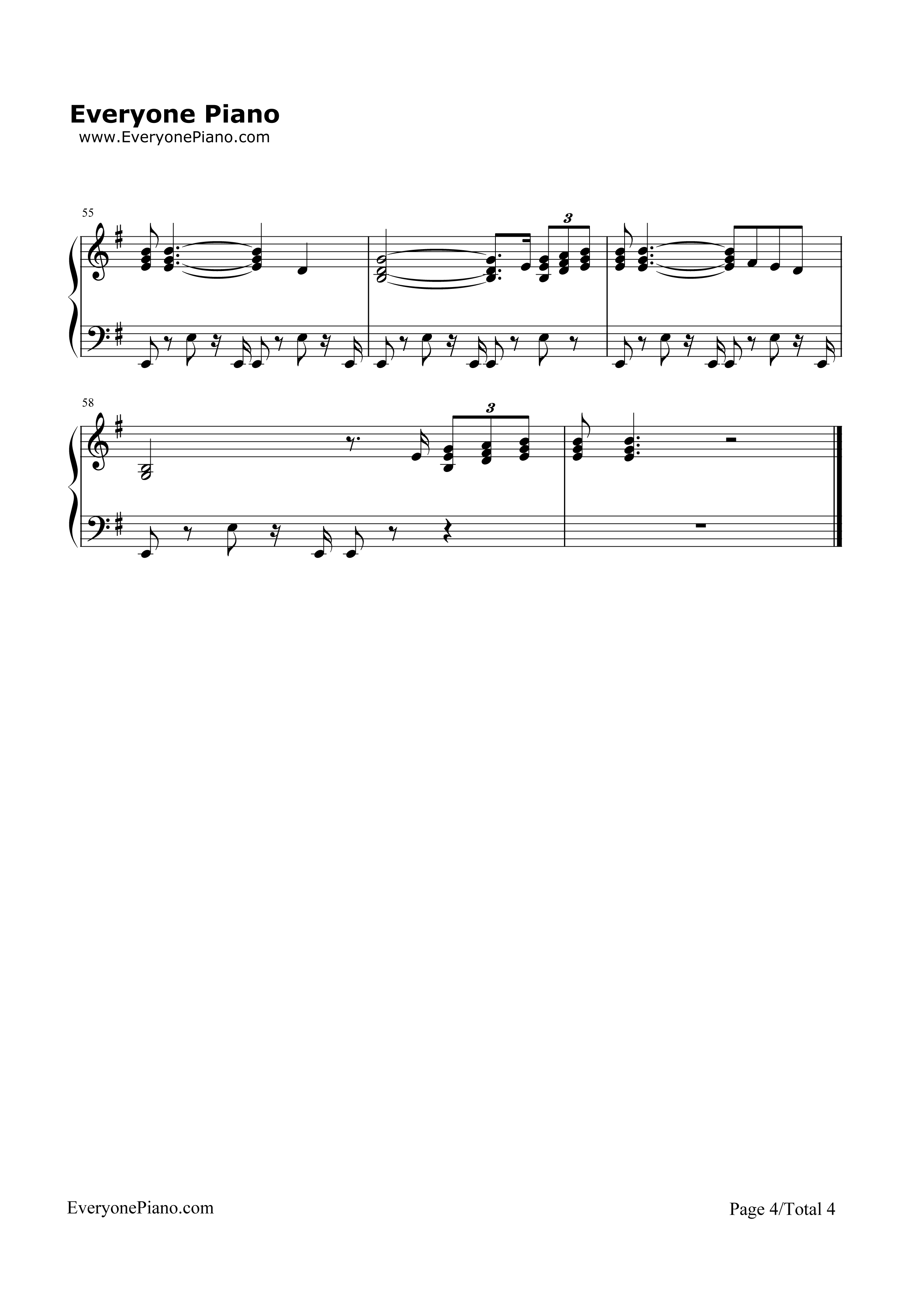 If_I_Was_Your_Woman/Walk_On_By钢琴谱_Alicia_Keys