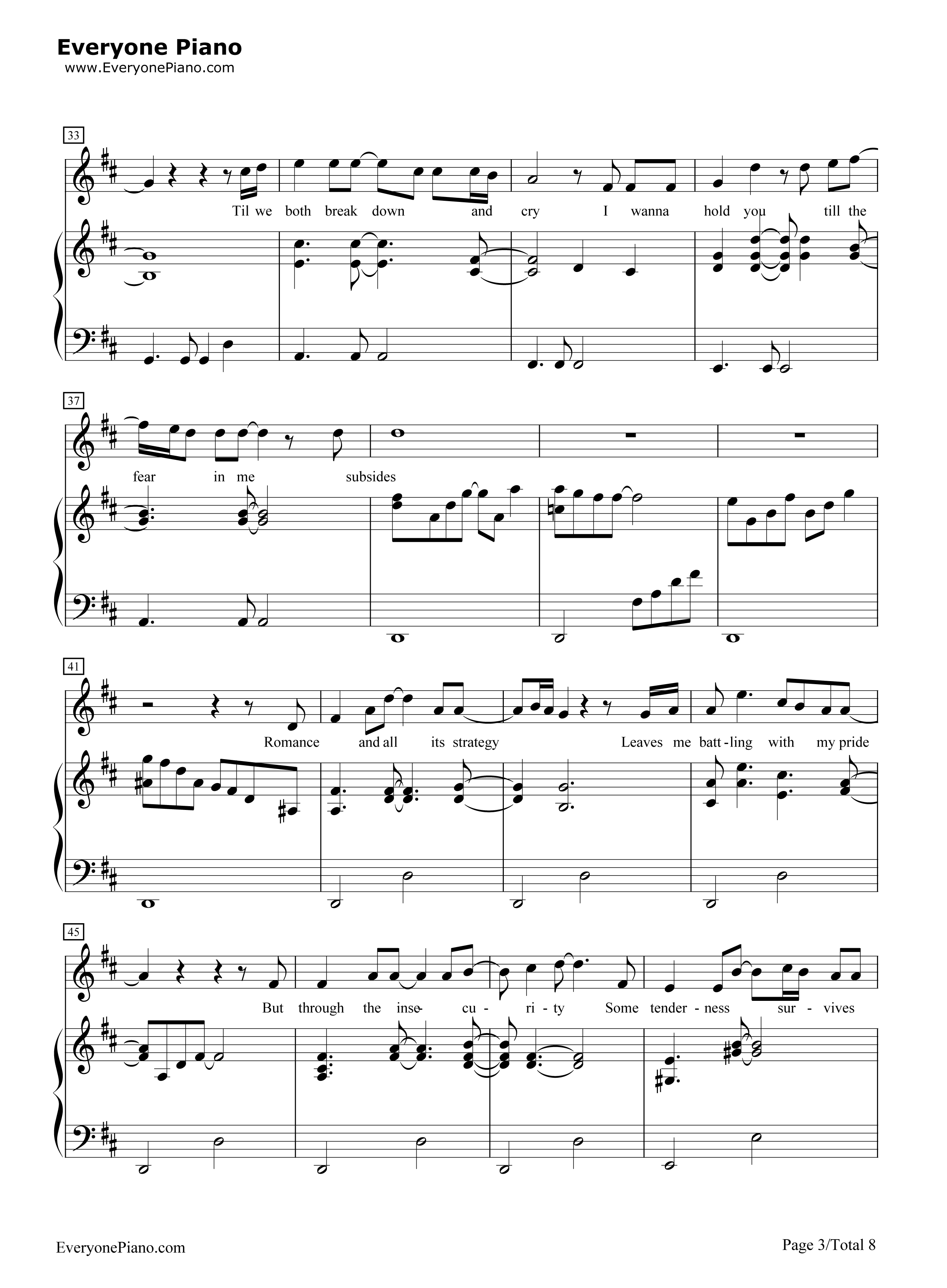Sometimes_When_We_Touch钢琴谱_Dan_Hill