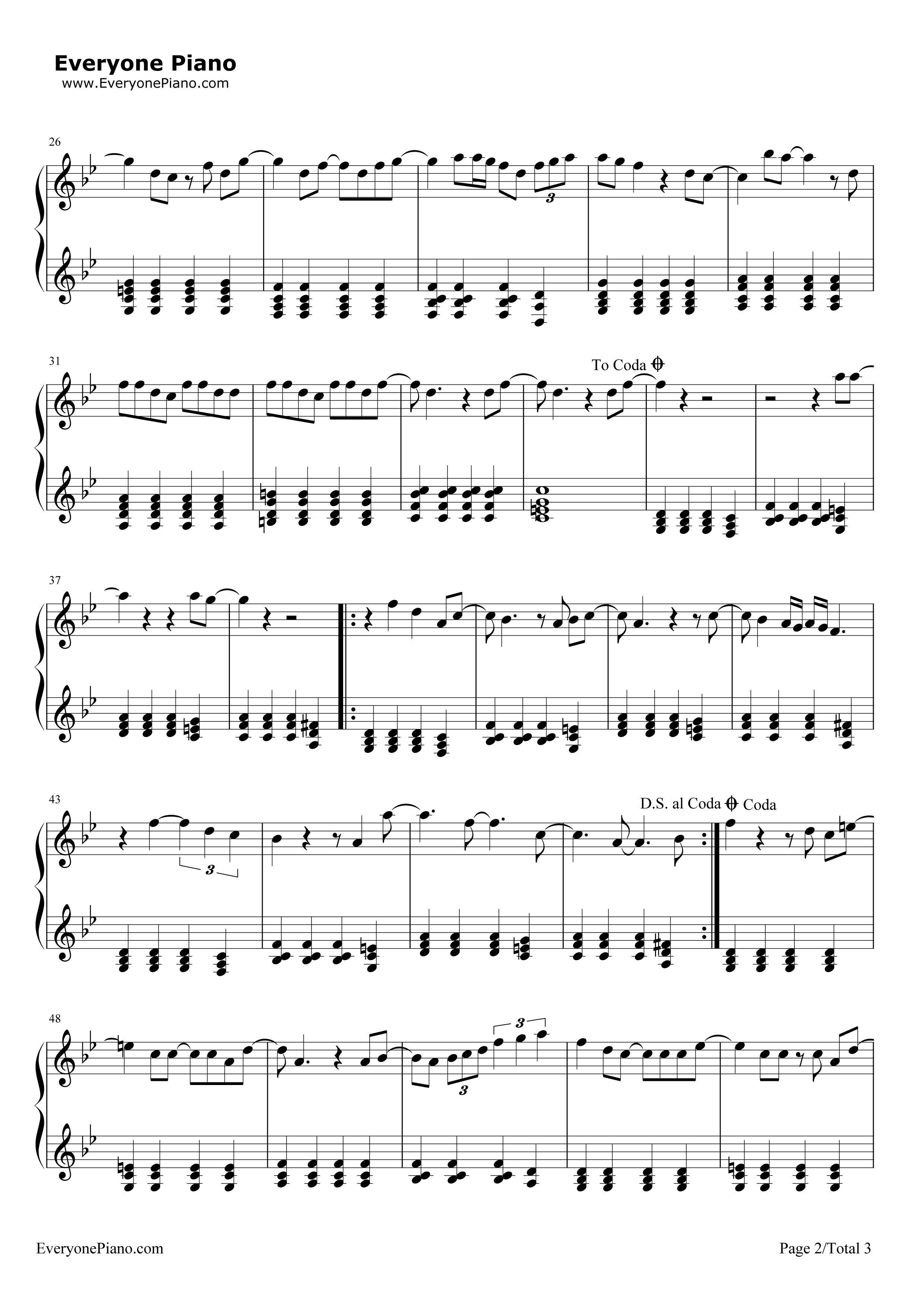 Love_Song钢琴谱_Sara_Bareilles