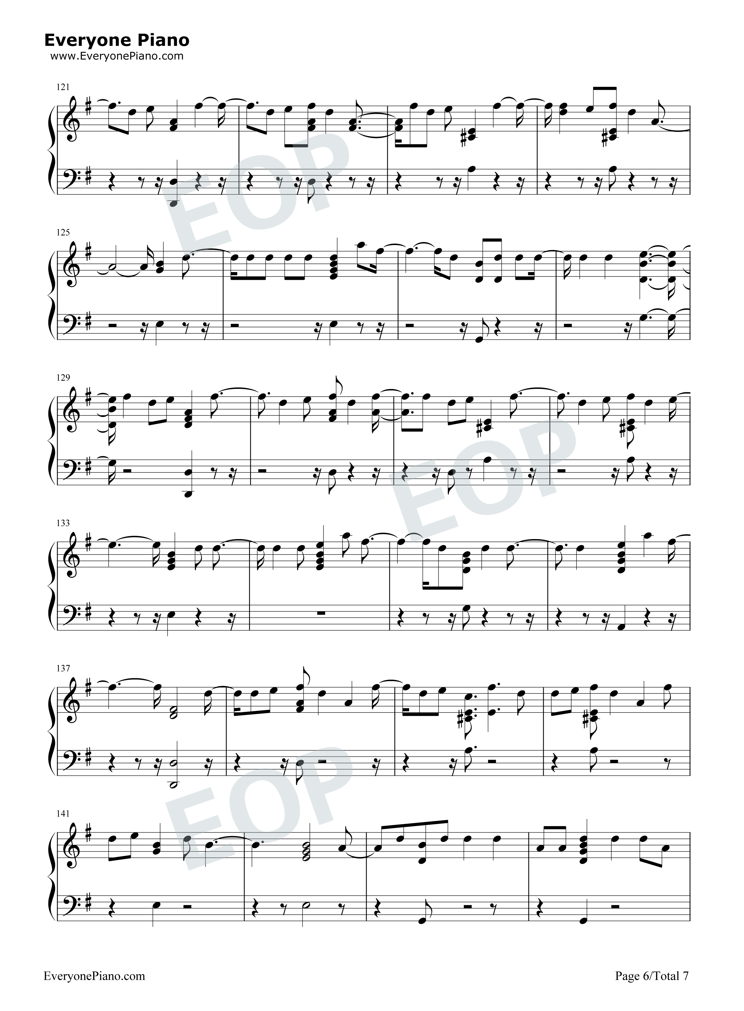 Getaway_Car钢琴谱_Taylor_Swift
