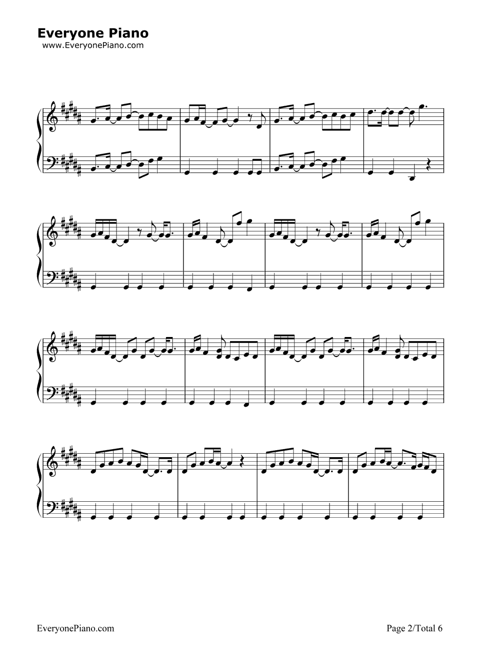 Focus钢琴谱_Ariana_Grande